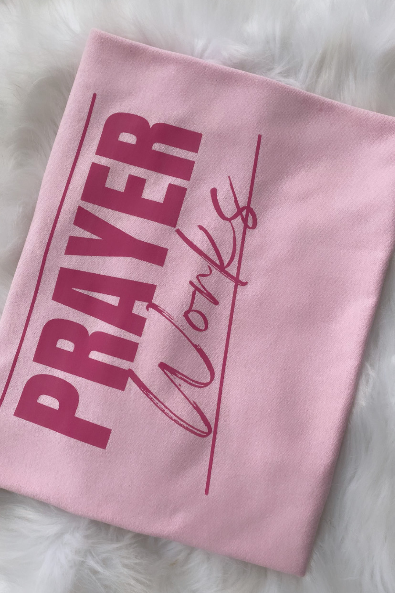 PRAYER WORKS PINK T-SHIRT