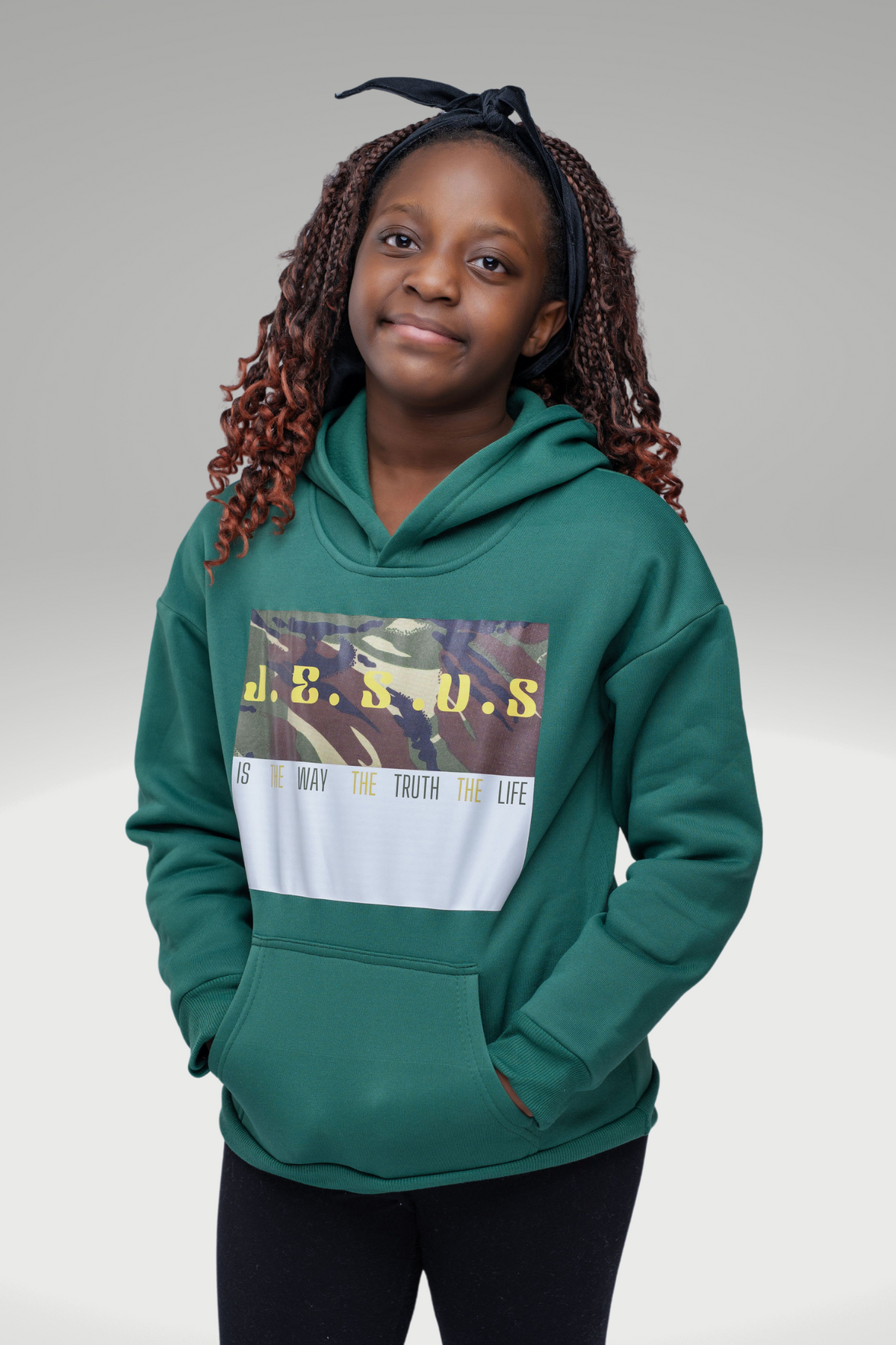 JESUS IS THE WAY BOYS HOODIE