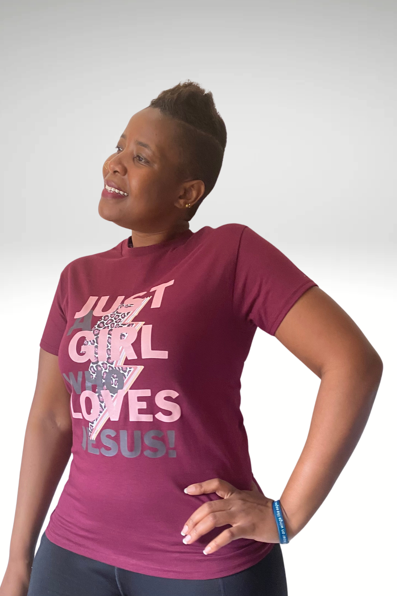 GIRL WHO LOVES JESUS T-SHIRT