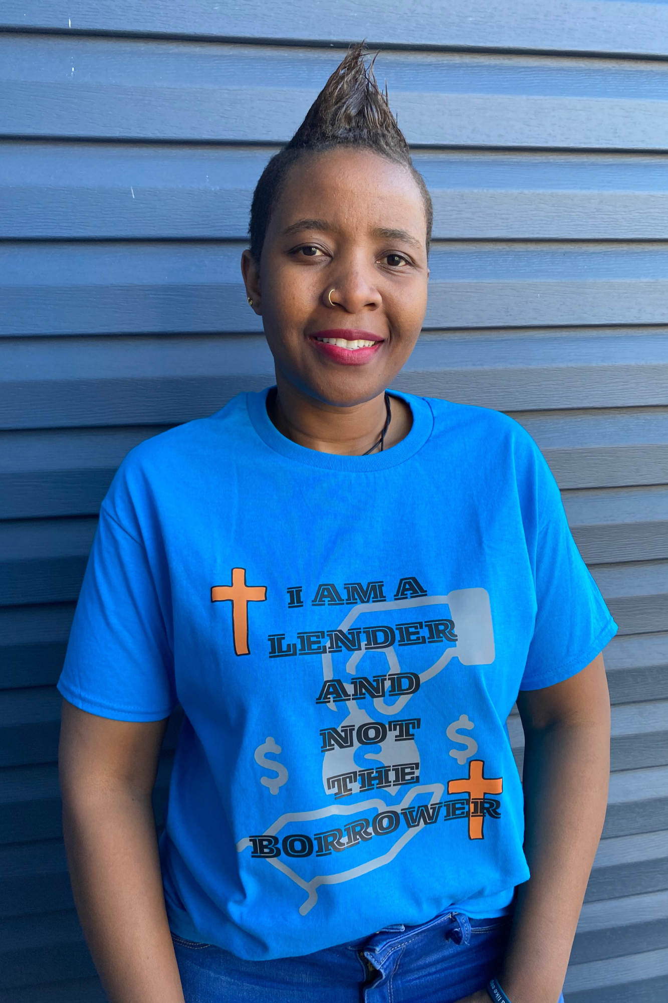 LENDER NOT A BORROWER T-SHIRT