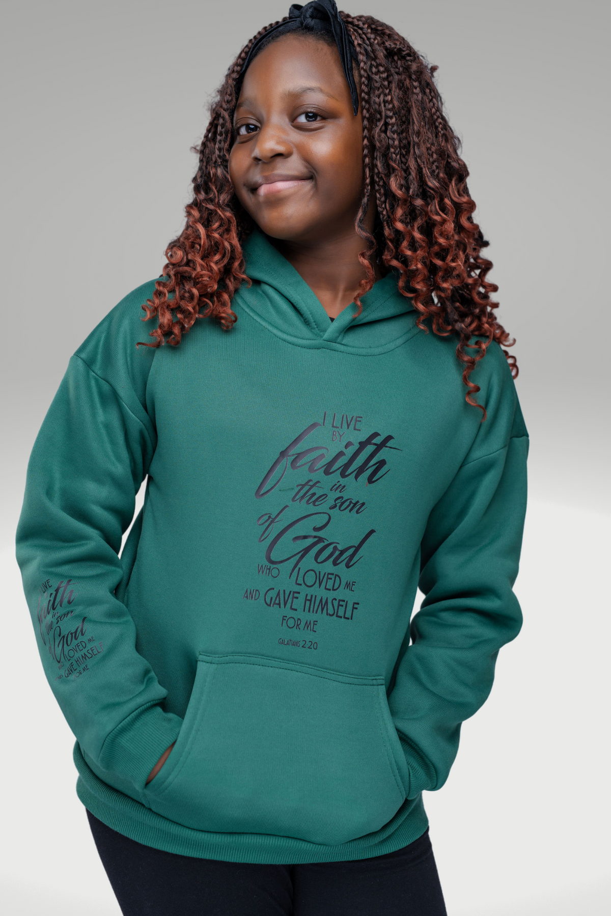 GALATIANS 2:20 BOYS HOODIE