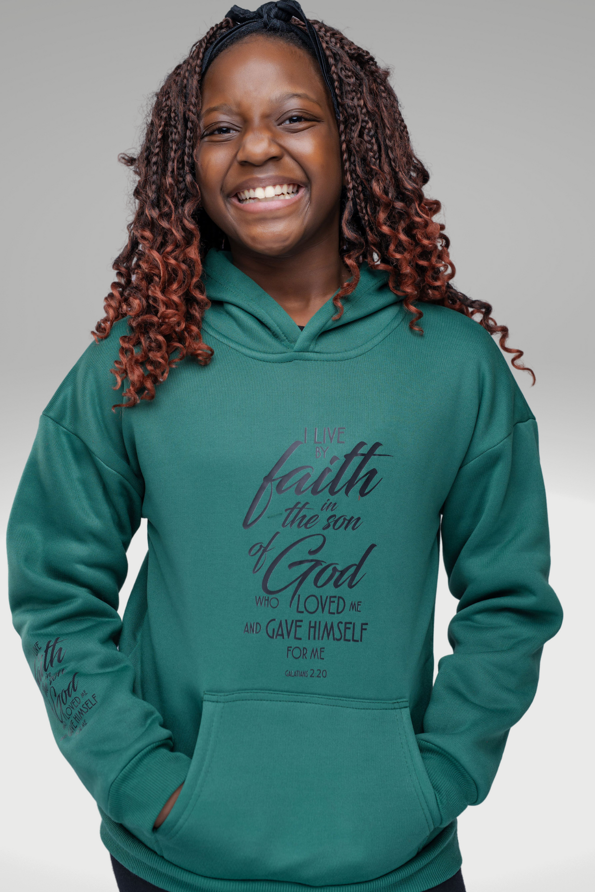 GALATIANS 2:20 BOYS HOODIE