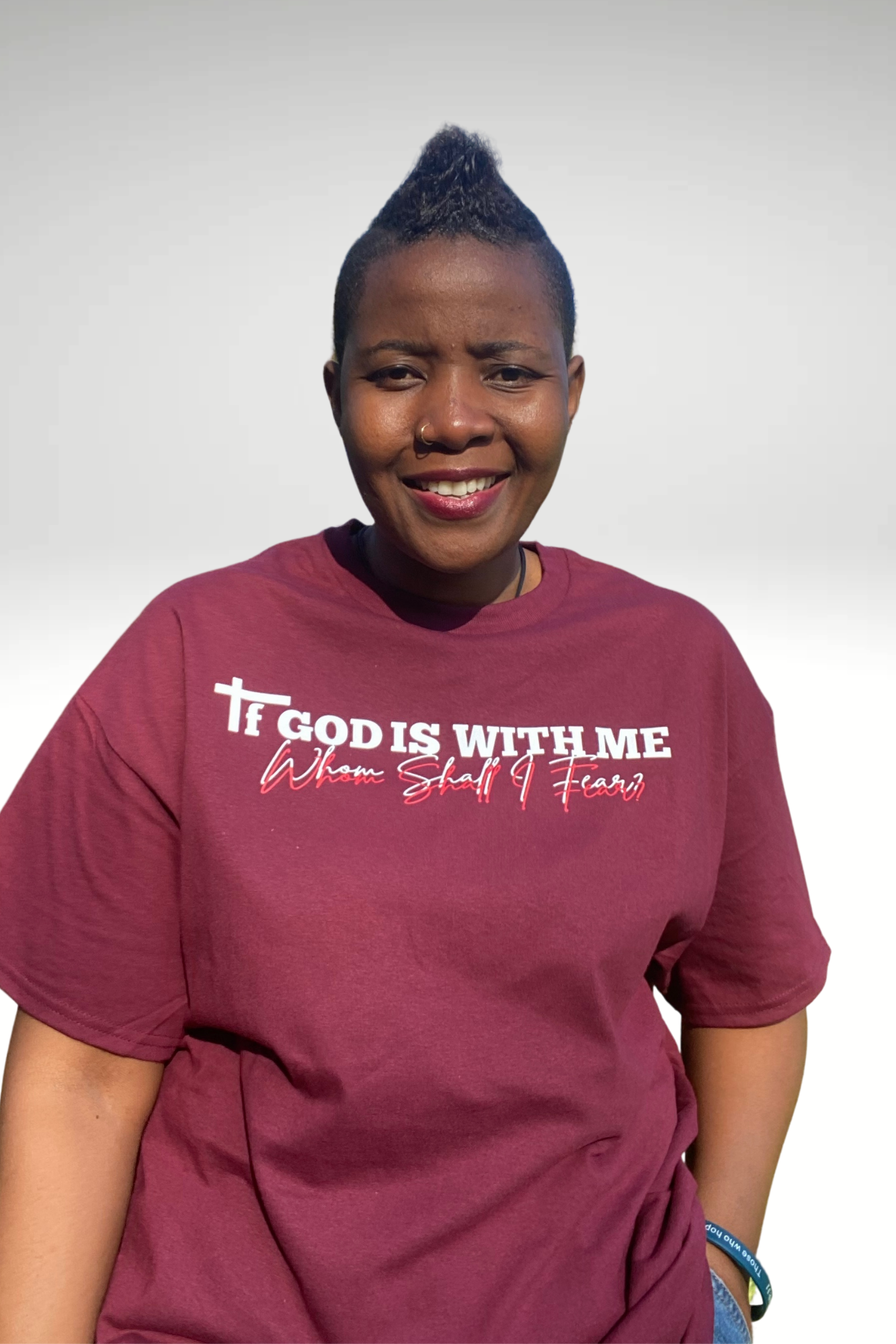 IF GOD IS WITH ME T-SHIRT