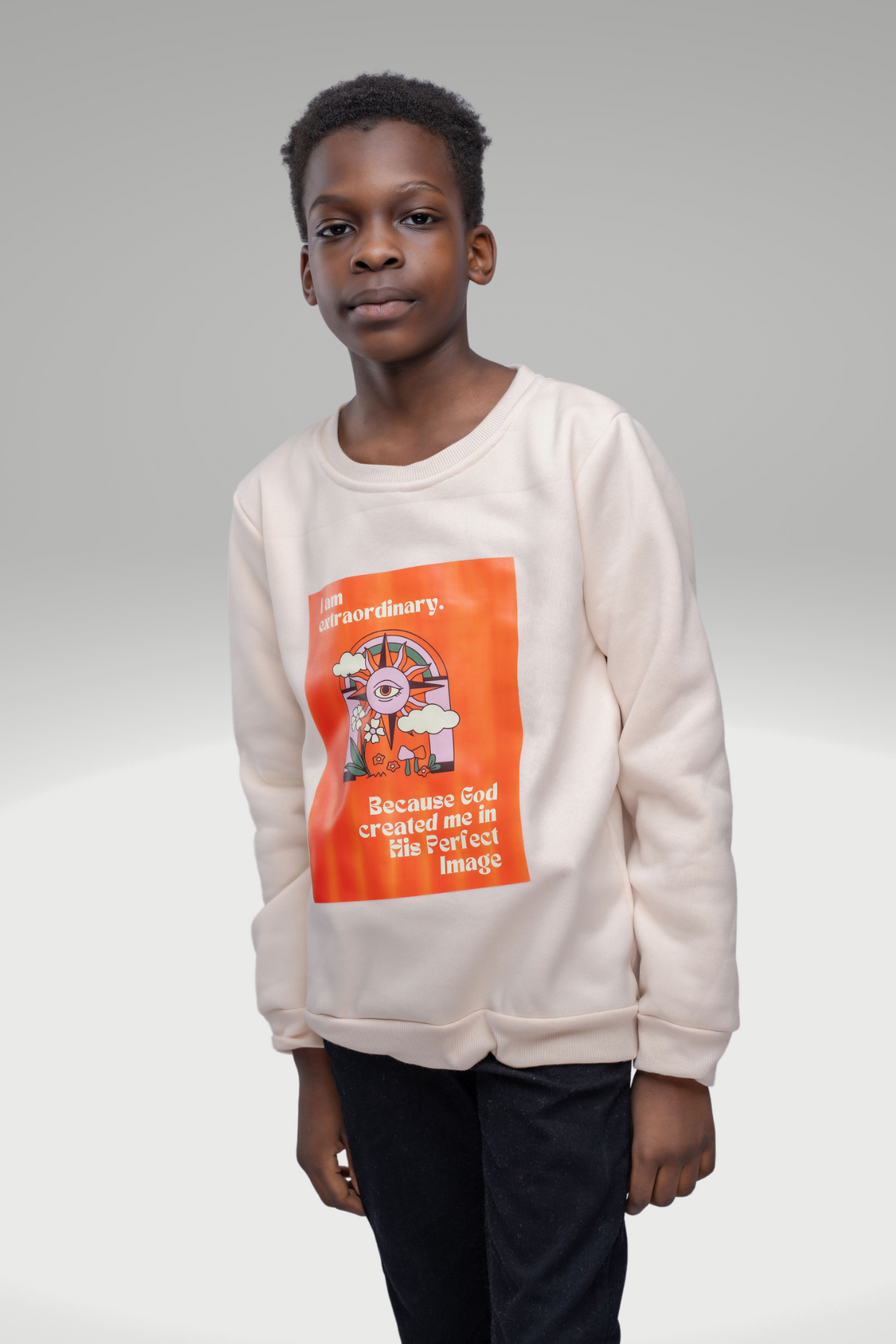 I AM EXTRAORDINARY KIDS SWEATSHIRT