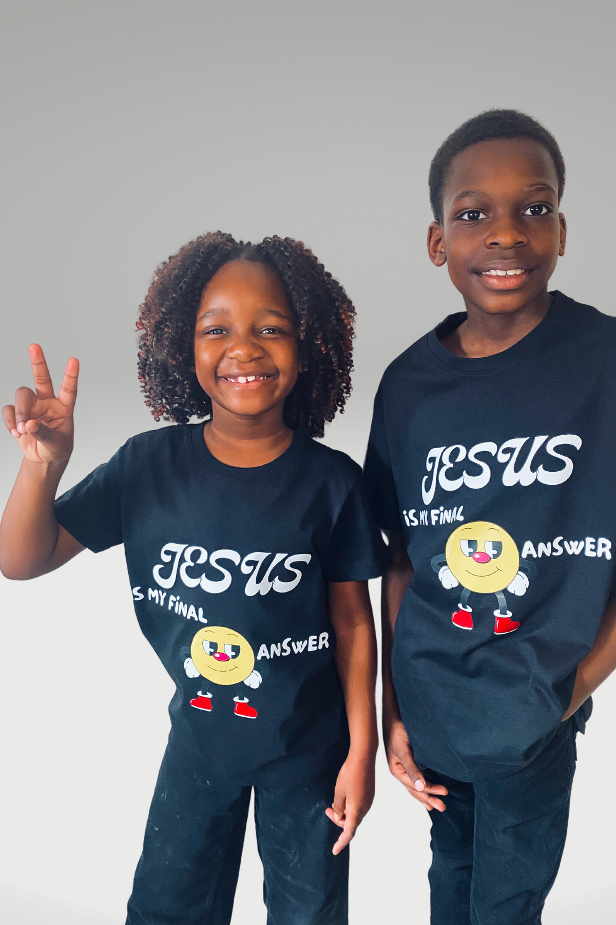 JESUS IS MY FINAL ANSWER BOYS T-SHIRT