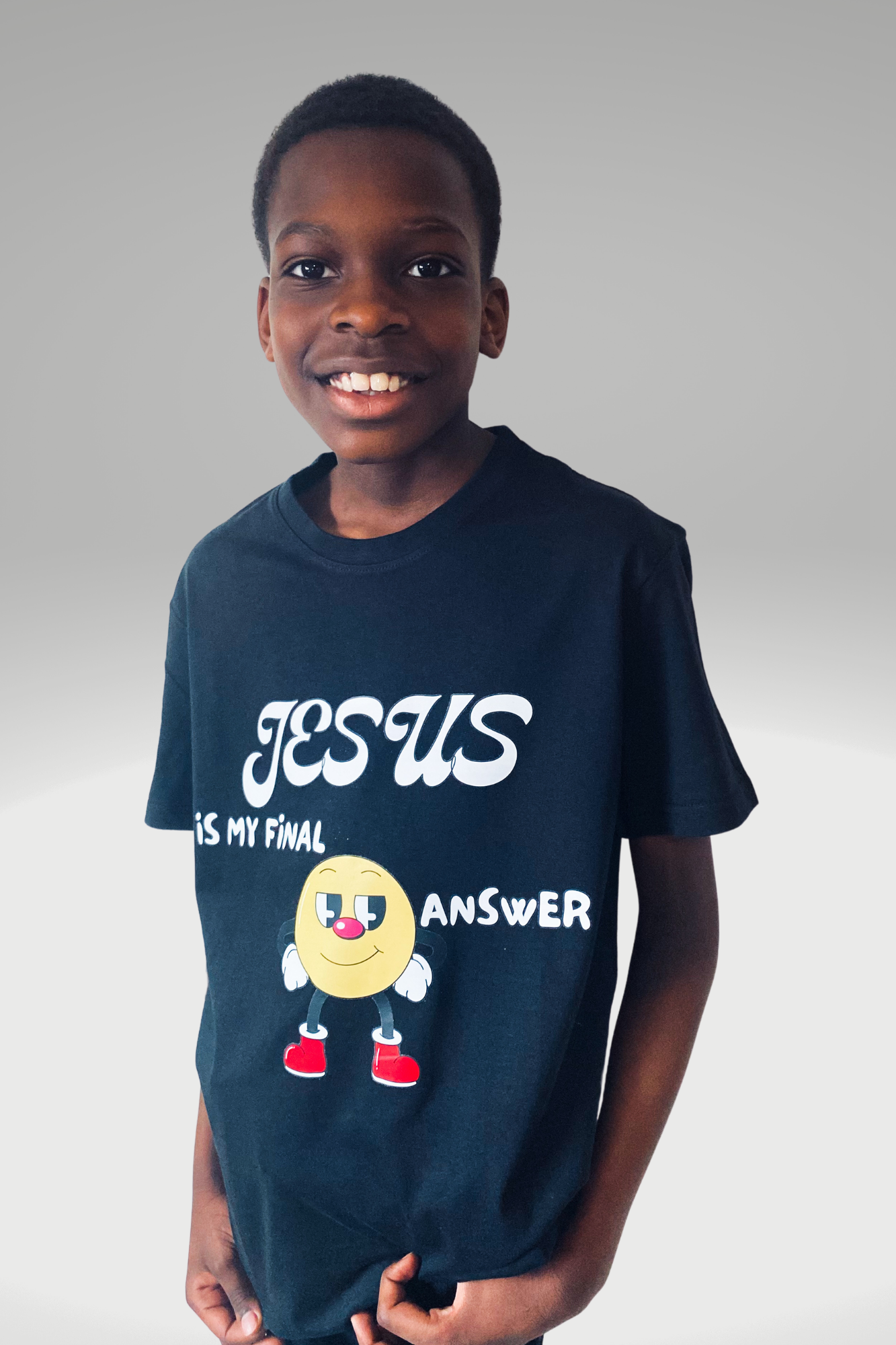 JESUS IS MY FINAL ANSWER BOYS T-SHIRT