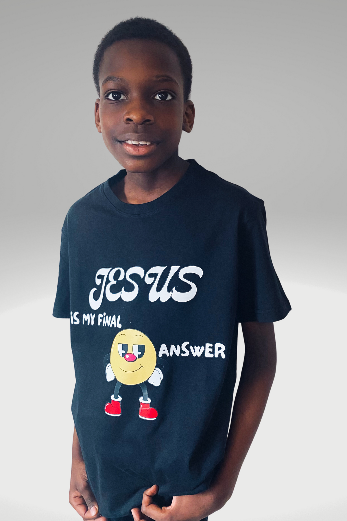 JESUS IS MY FINAL ANSWER BOYS T-SHIRT