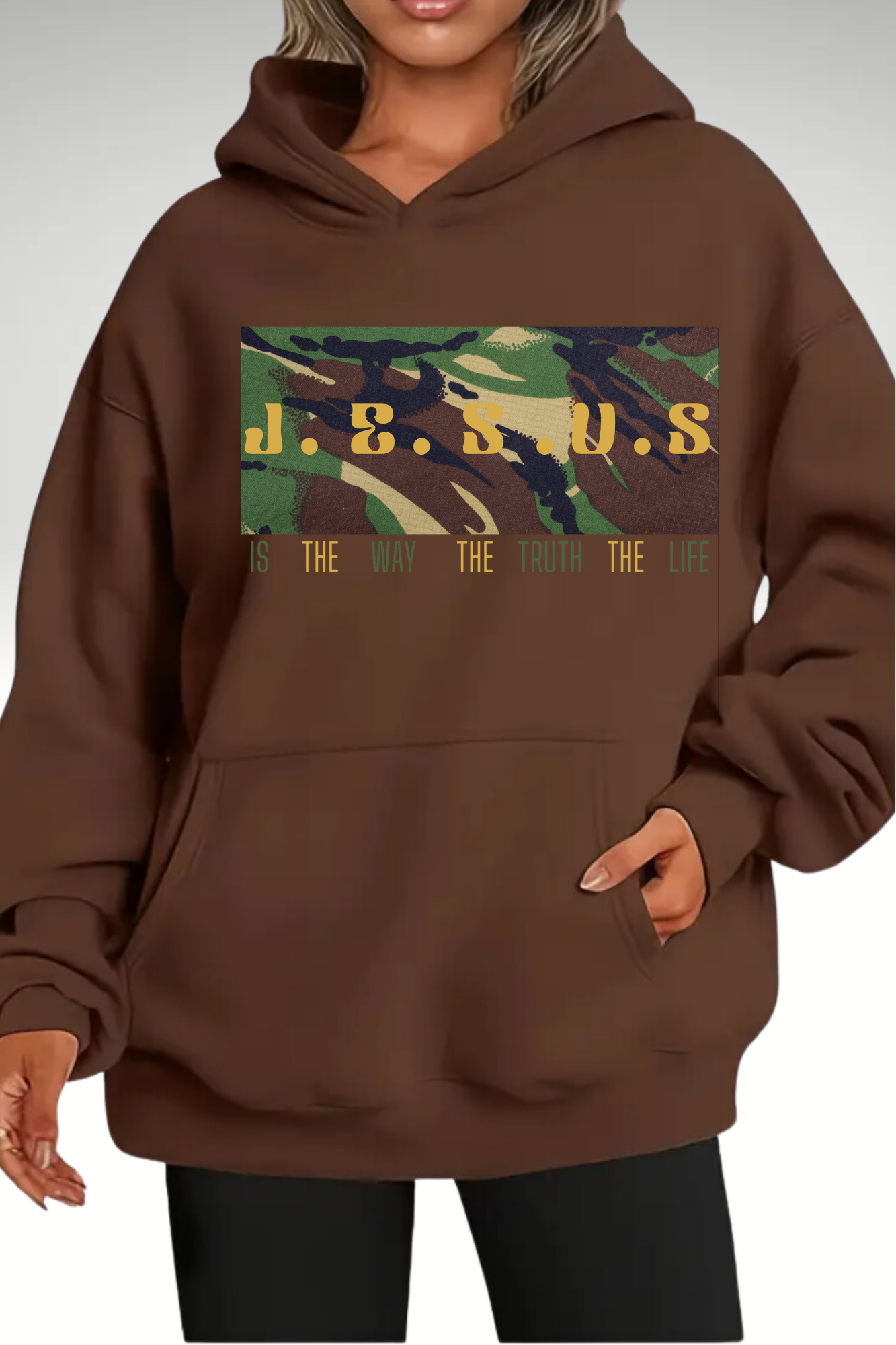 JESUS IS THE WAY WOMENS HOODIE