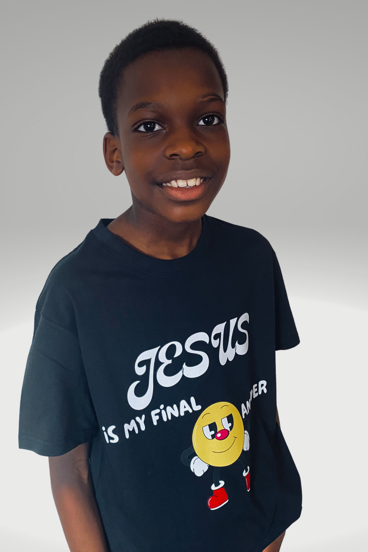 JESUS IS MY FINAL ANSWER BOYS T-SHIRT
