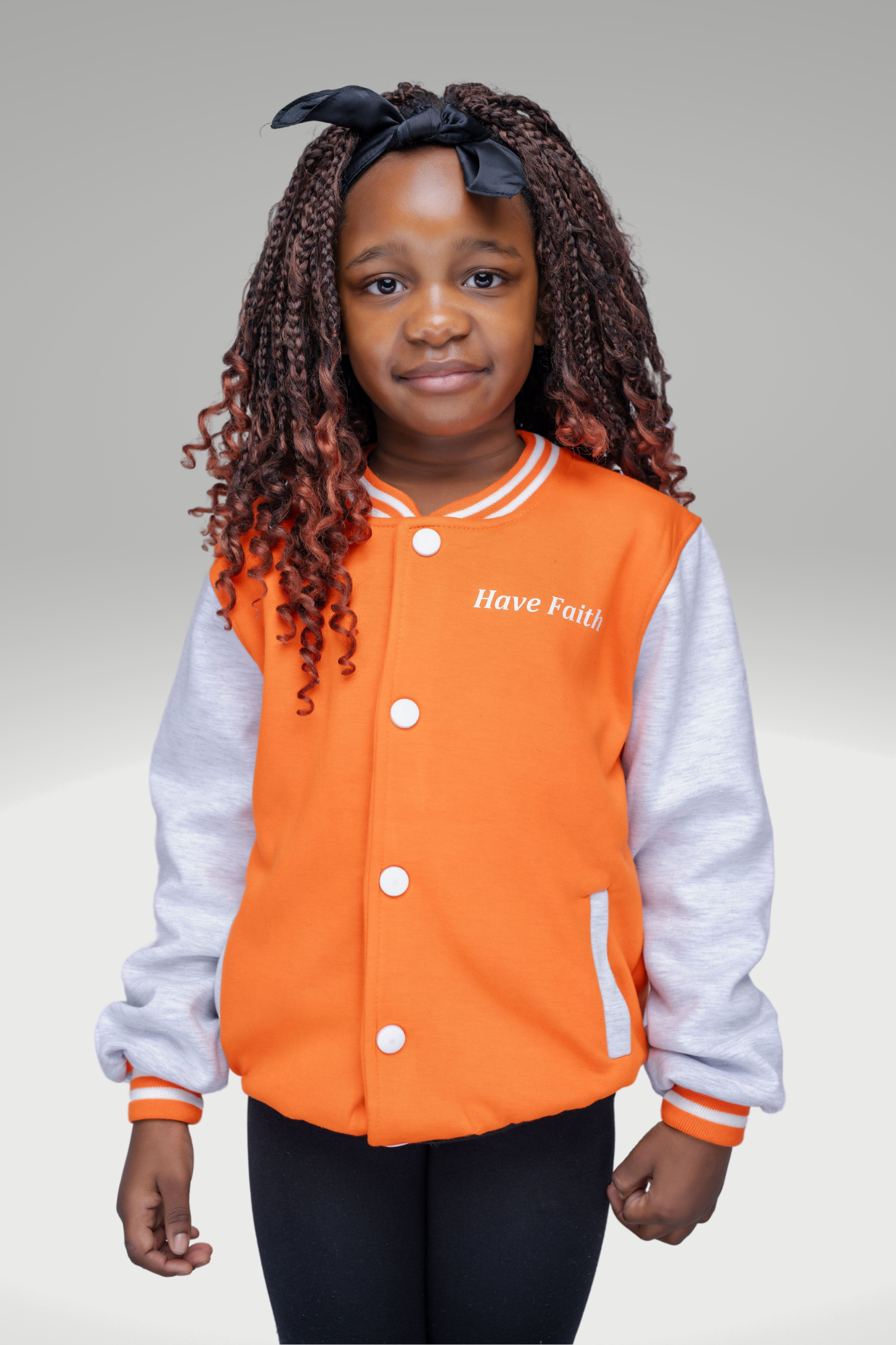HAVE FAITH KIDS BASEBALL JACKET
