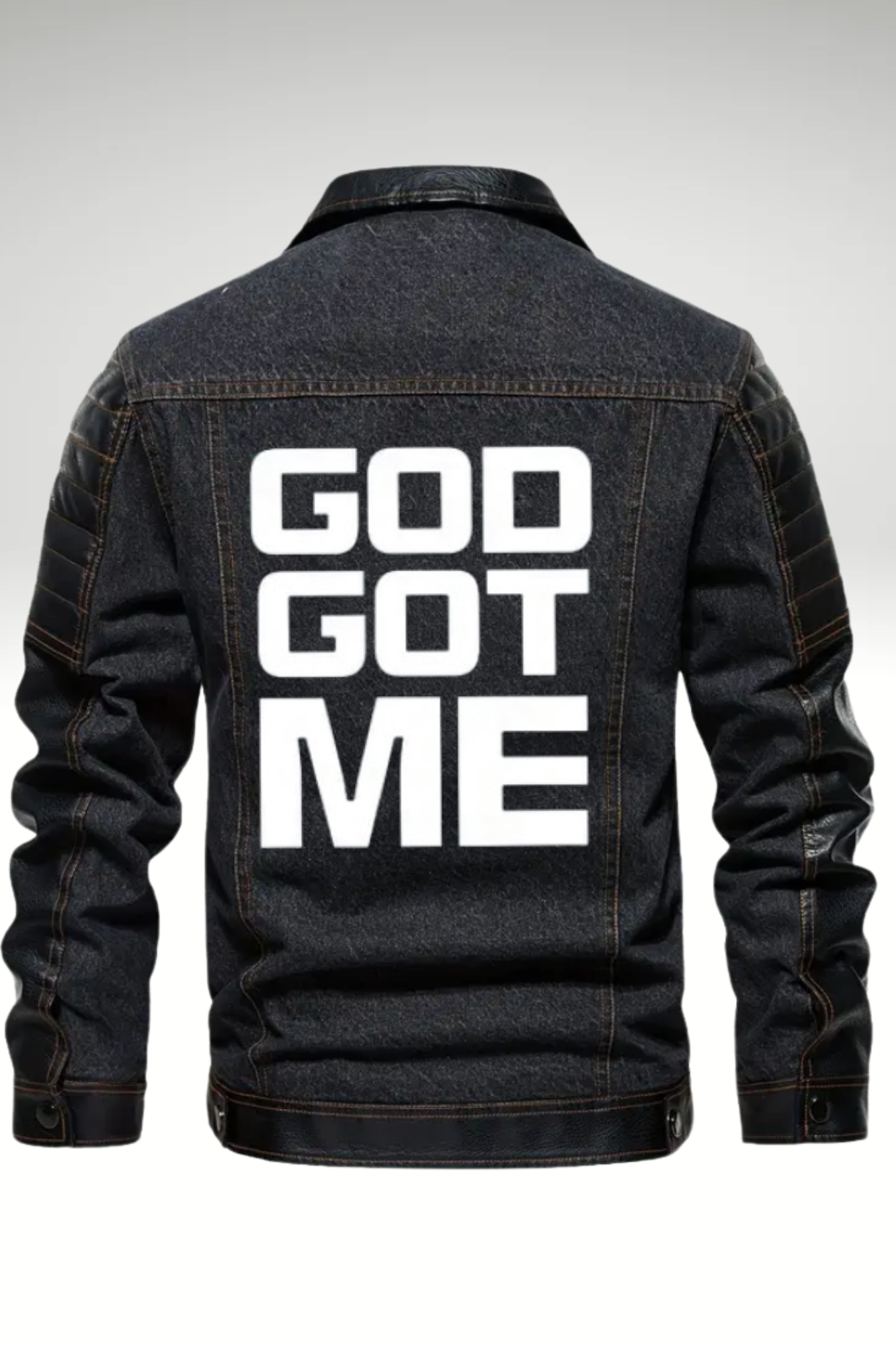 GOD GOT ME BIKER JACKET