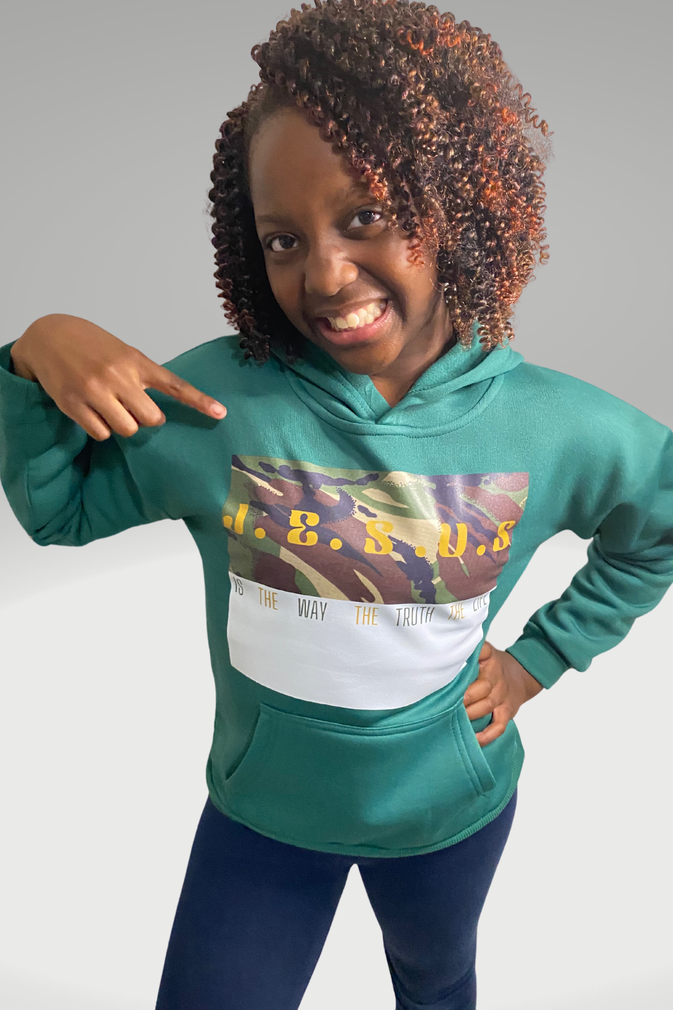 JESUS IS THE WAY GIRLS HOODIE