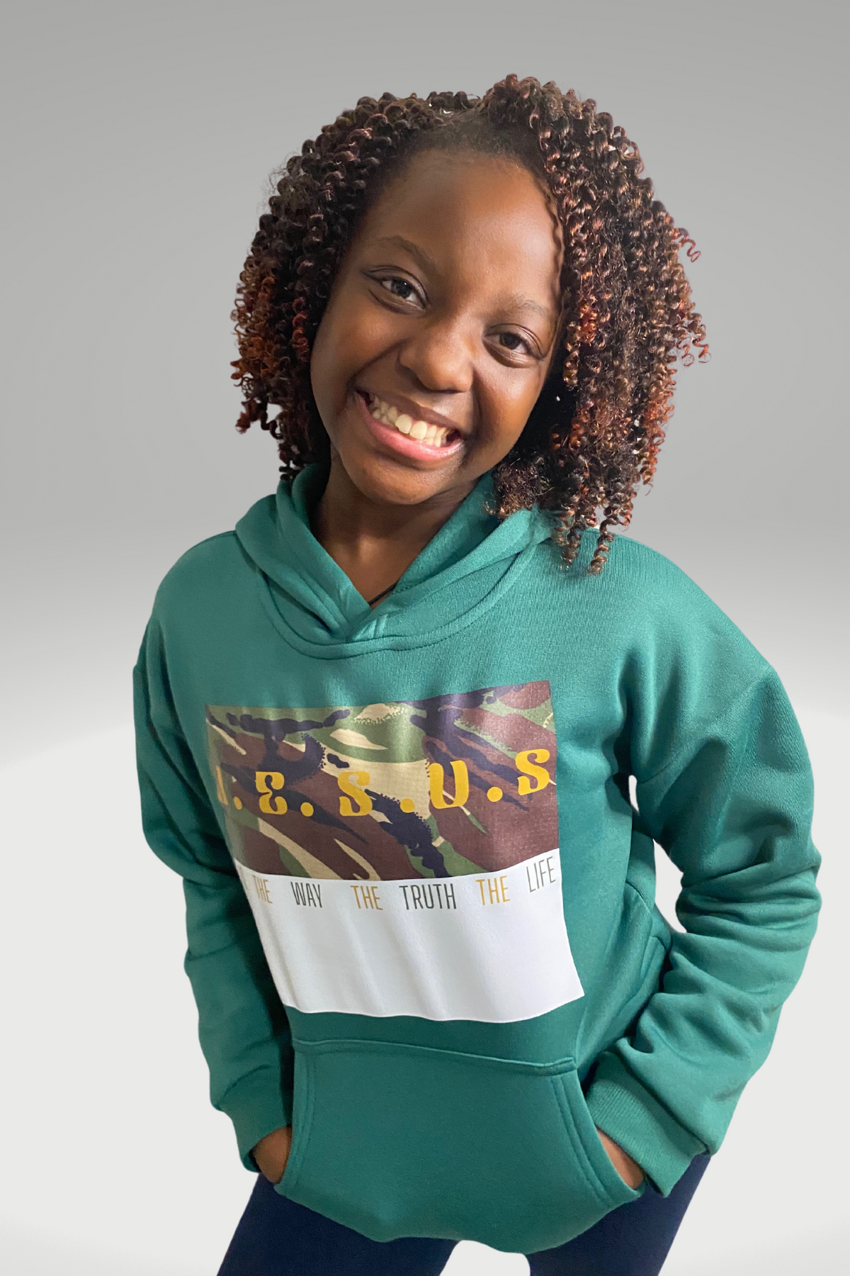 JESUS IS THE WAY GIRLS HOODIE