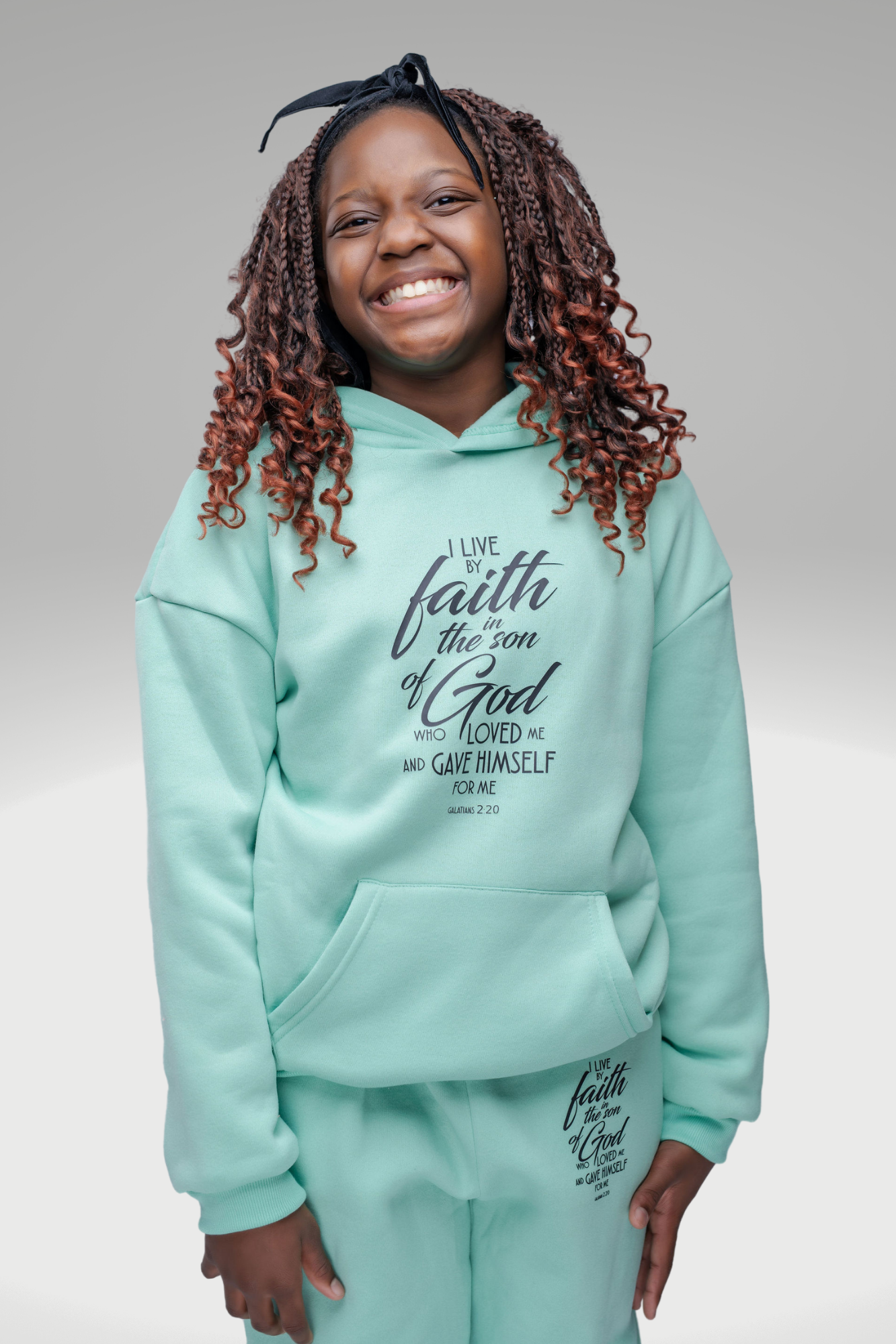 GALATIANS 2:20 KIDS 2-PIECE HOODIE SET