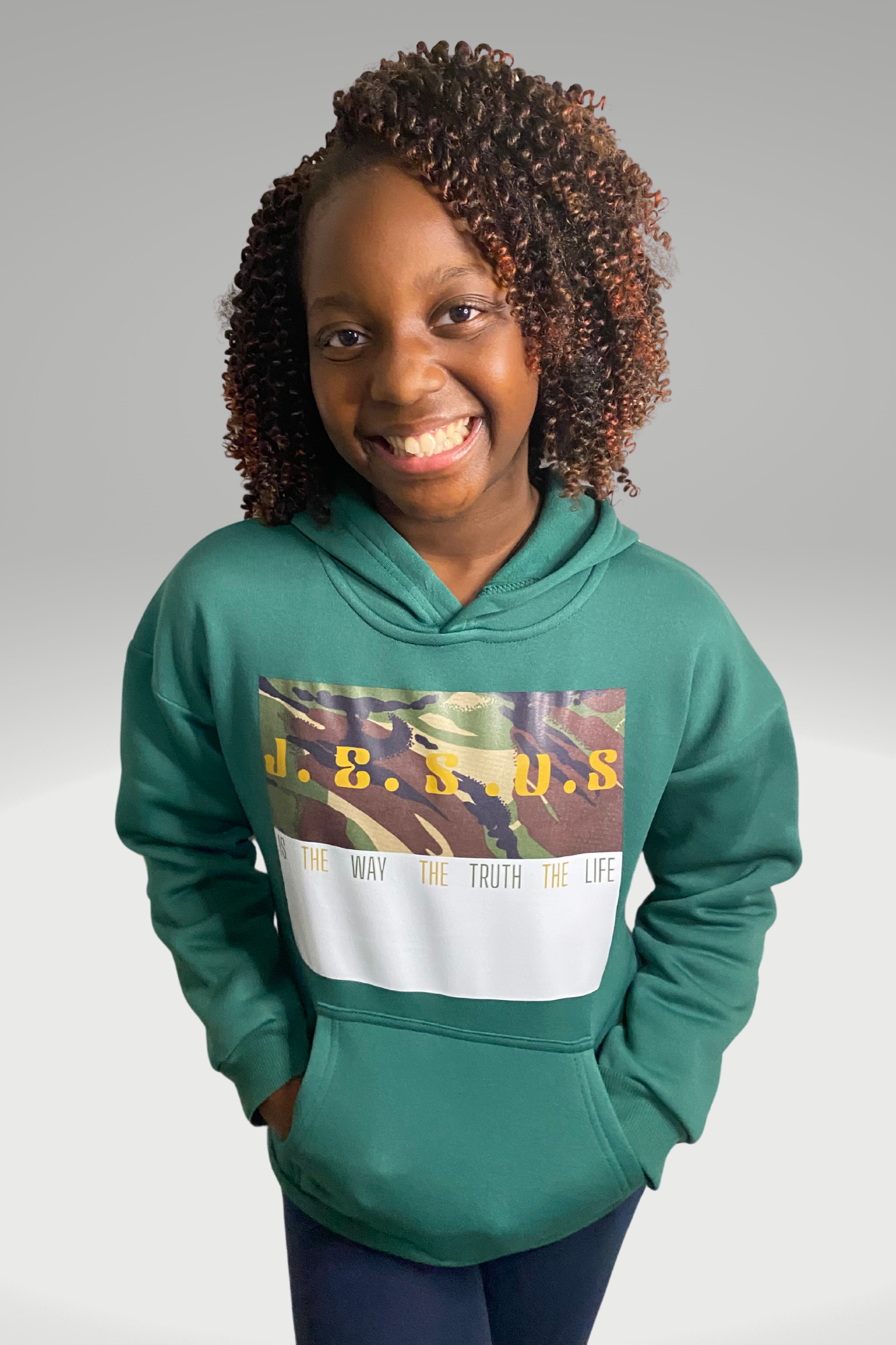 JESUS IS THE WAY GIRLS HOODIE