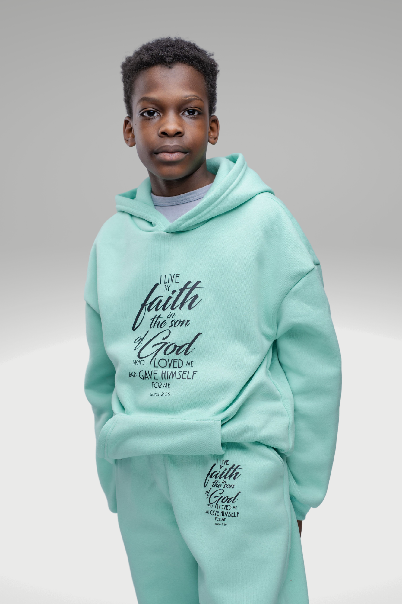 GALATIANS 2:20 KIDS 2-PIECE HOODIE SET