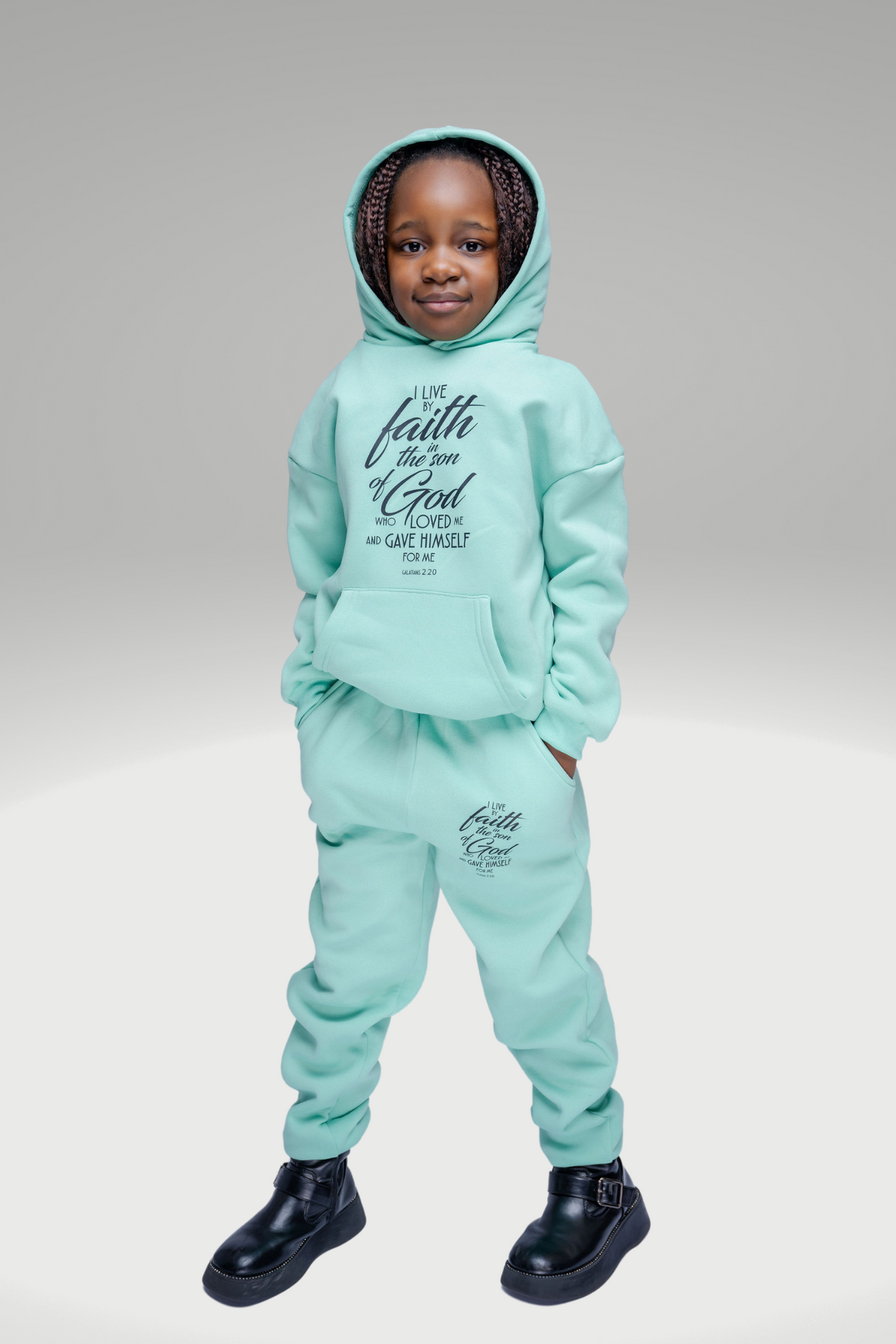 GALATIANS 2:20 KIDS 2-PIECE HOODIE SET