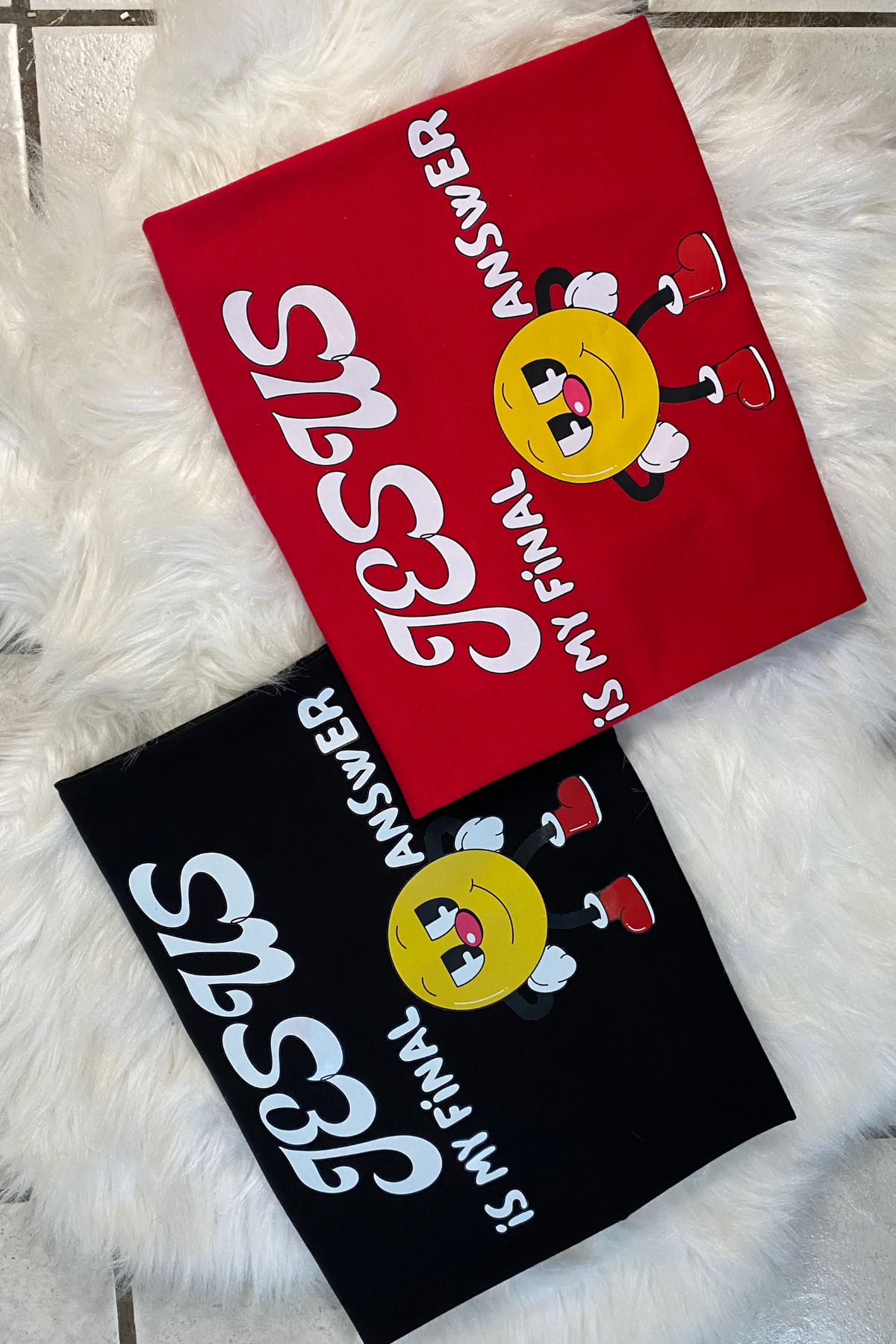 JESUS IS MY FINAL ANSWER GIRLS T-SHIRT