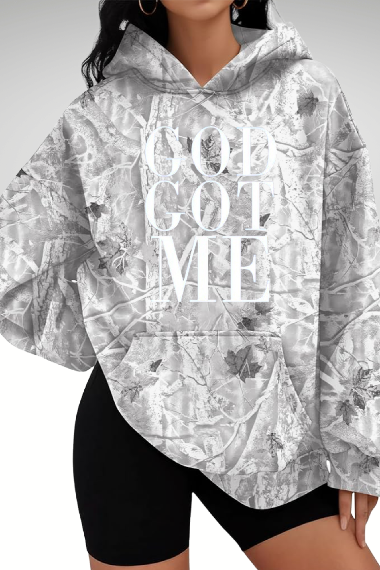 GOD GOT ME CAMO HOODIES