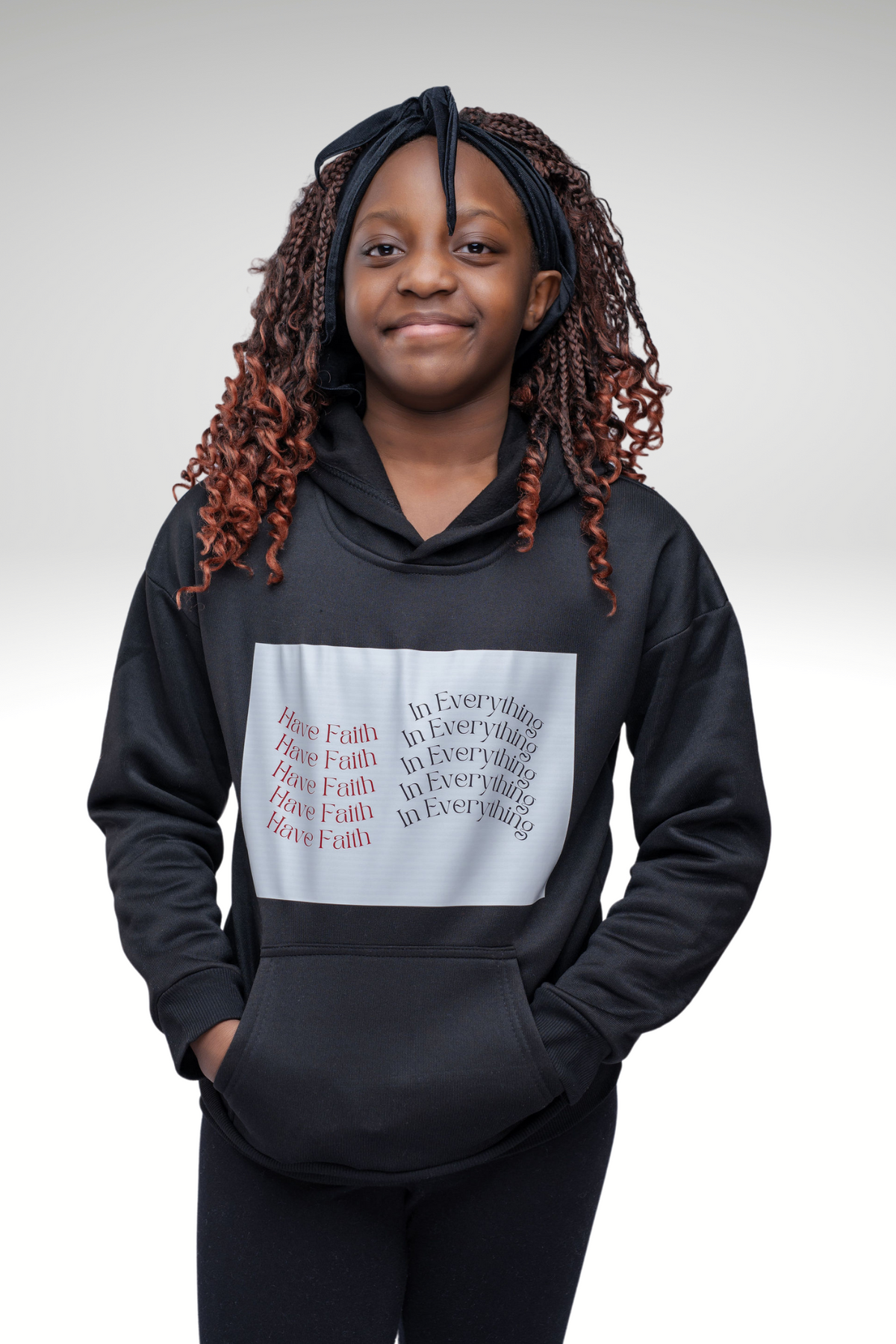 HAVE FAITH IN EVERYTHING BOYS HOODIE