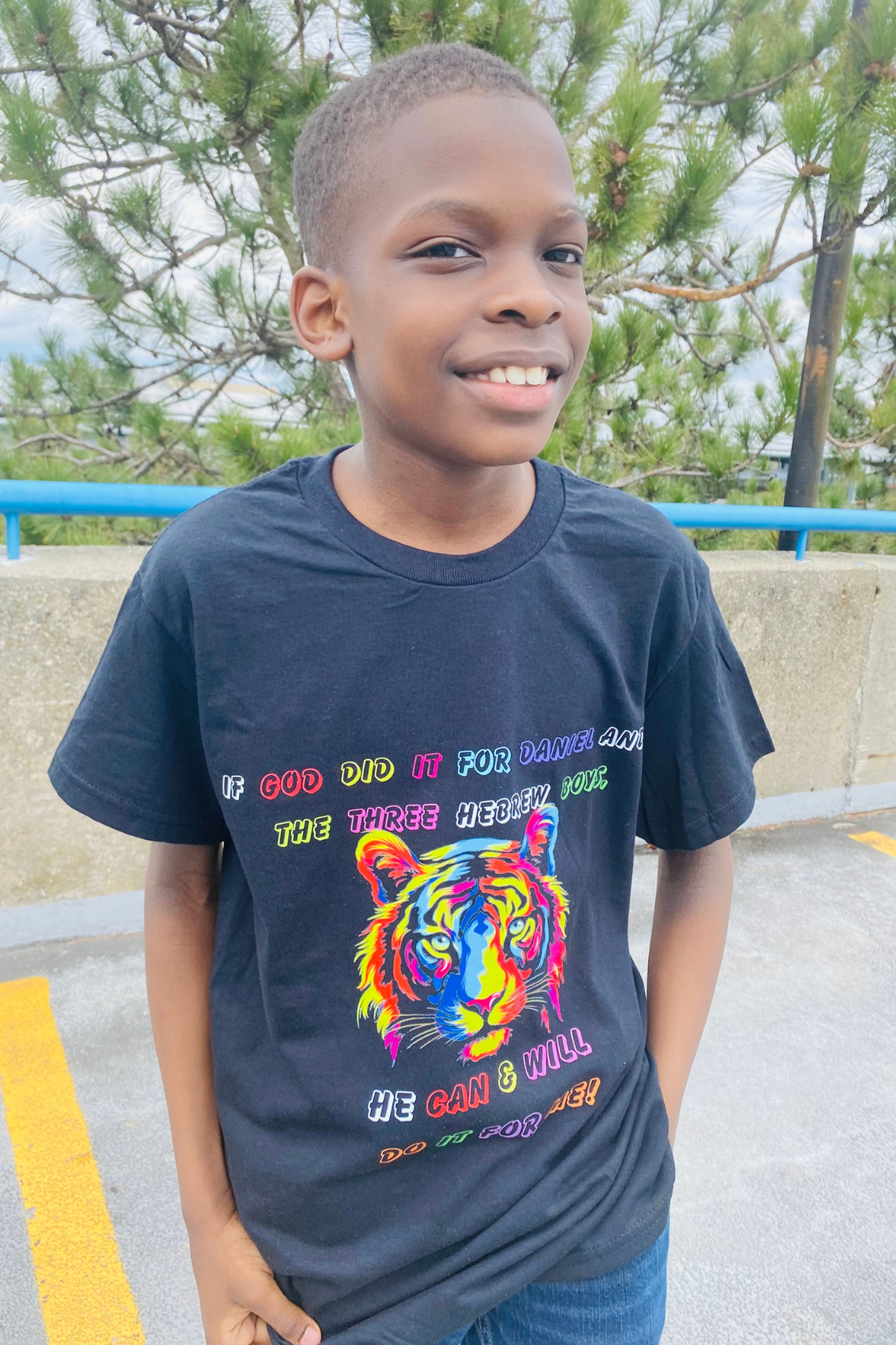 IF GOD DID IT KIDS T-SHIRT