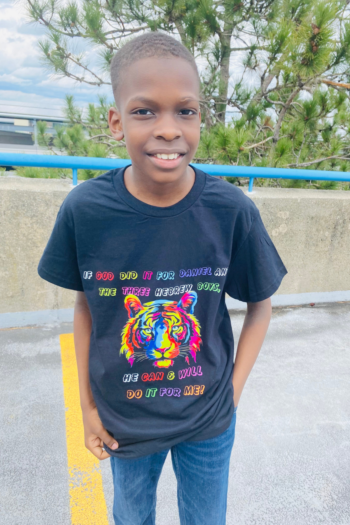 IF GOD DID IT KIDS T-SHIRT