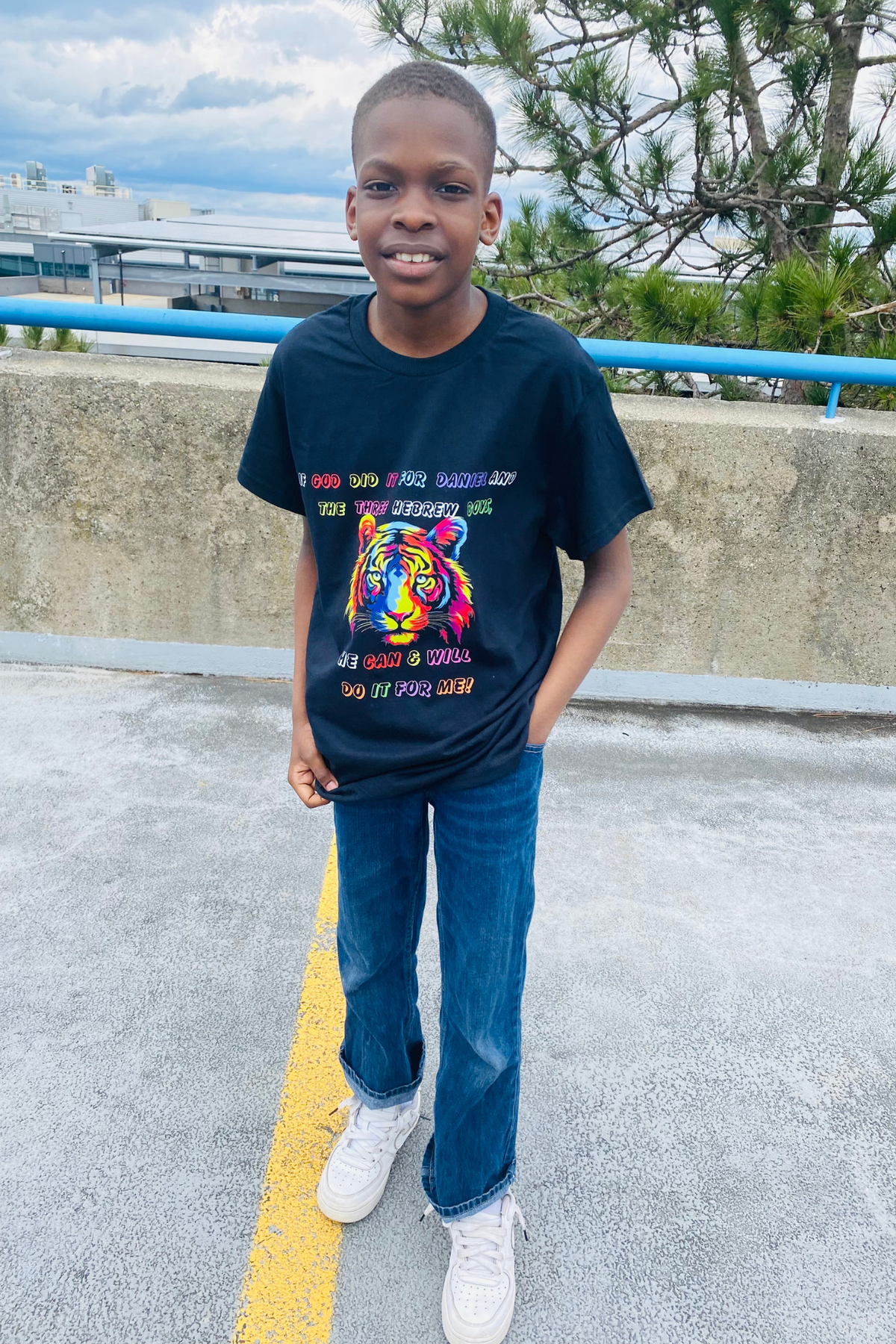 IF GOD DID IT KIDS T-SHIRT