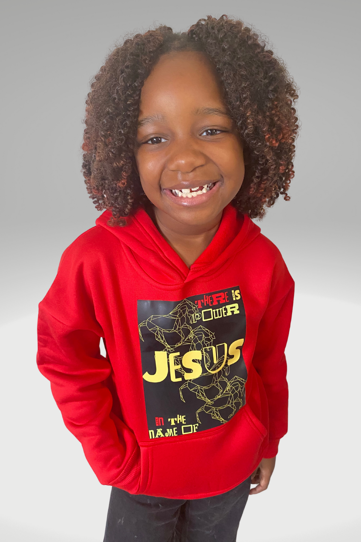 POWER IN THE NAME OF JESUS GIRLS HOODIE