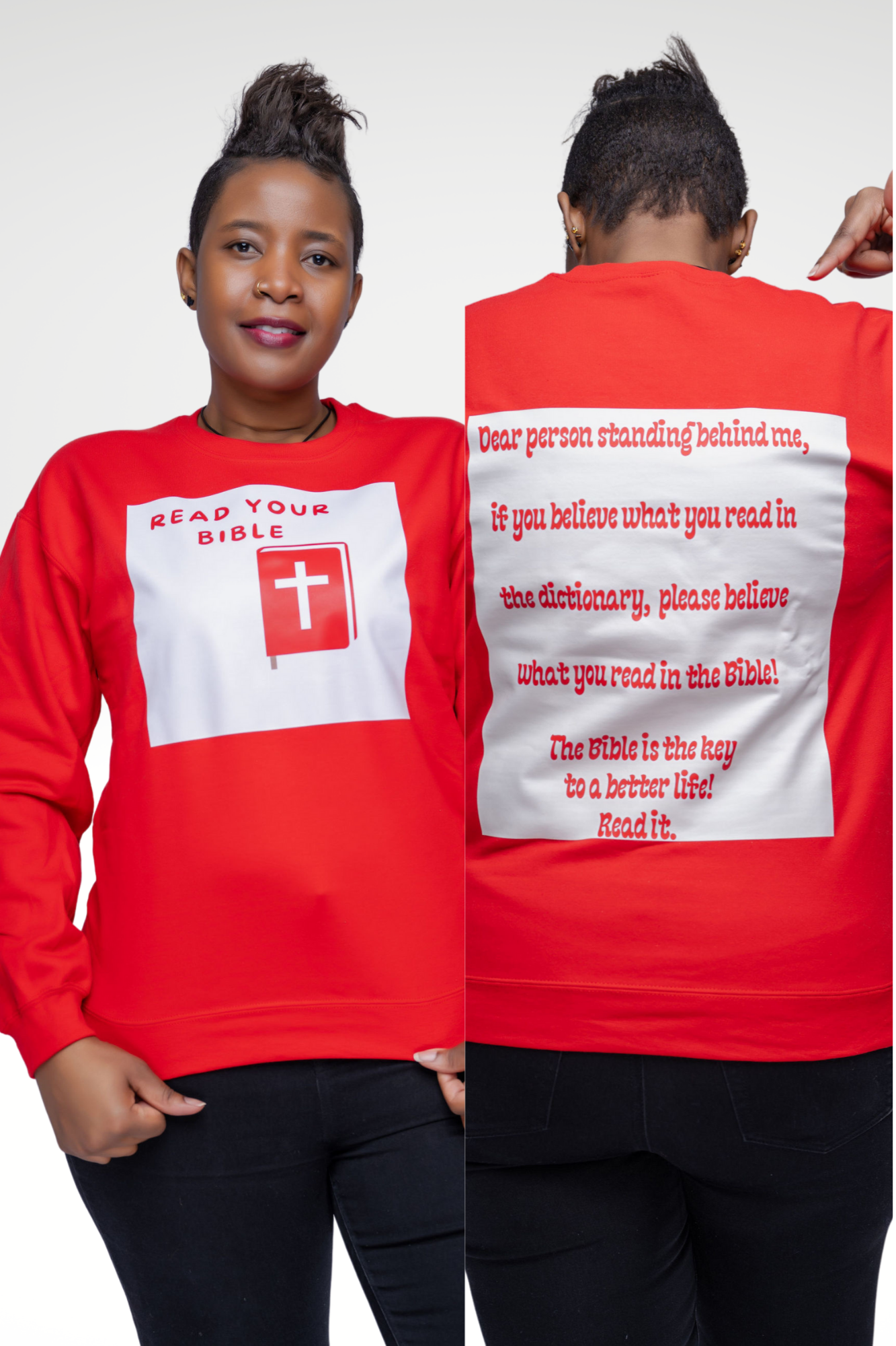 READ YOUR BIBLE SWEATESHIRT