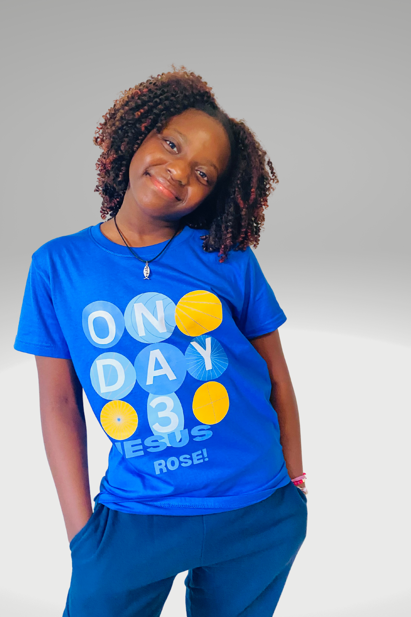 ON DAY 3 HE ROSE KIDS T-SHIRT