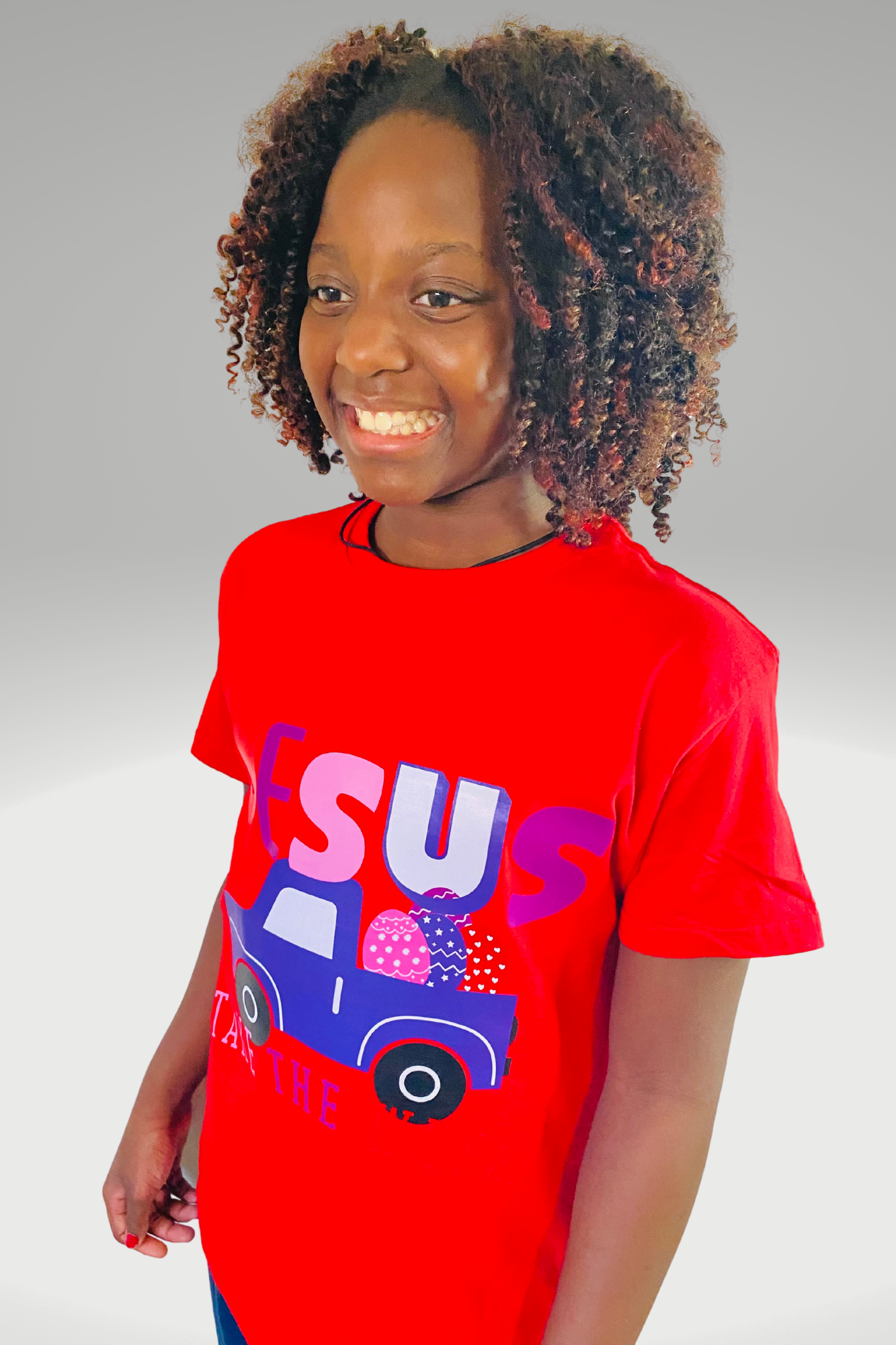 JESUS TAKE THE WHEEL KIDS T-SHIRT