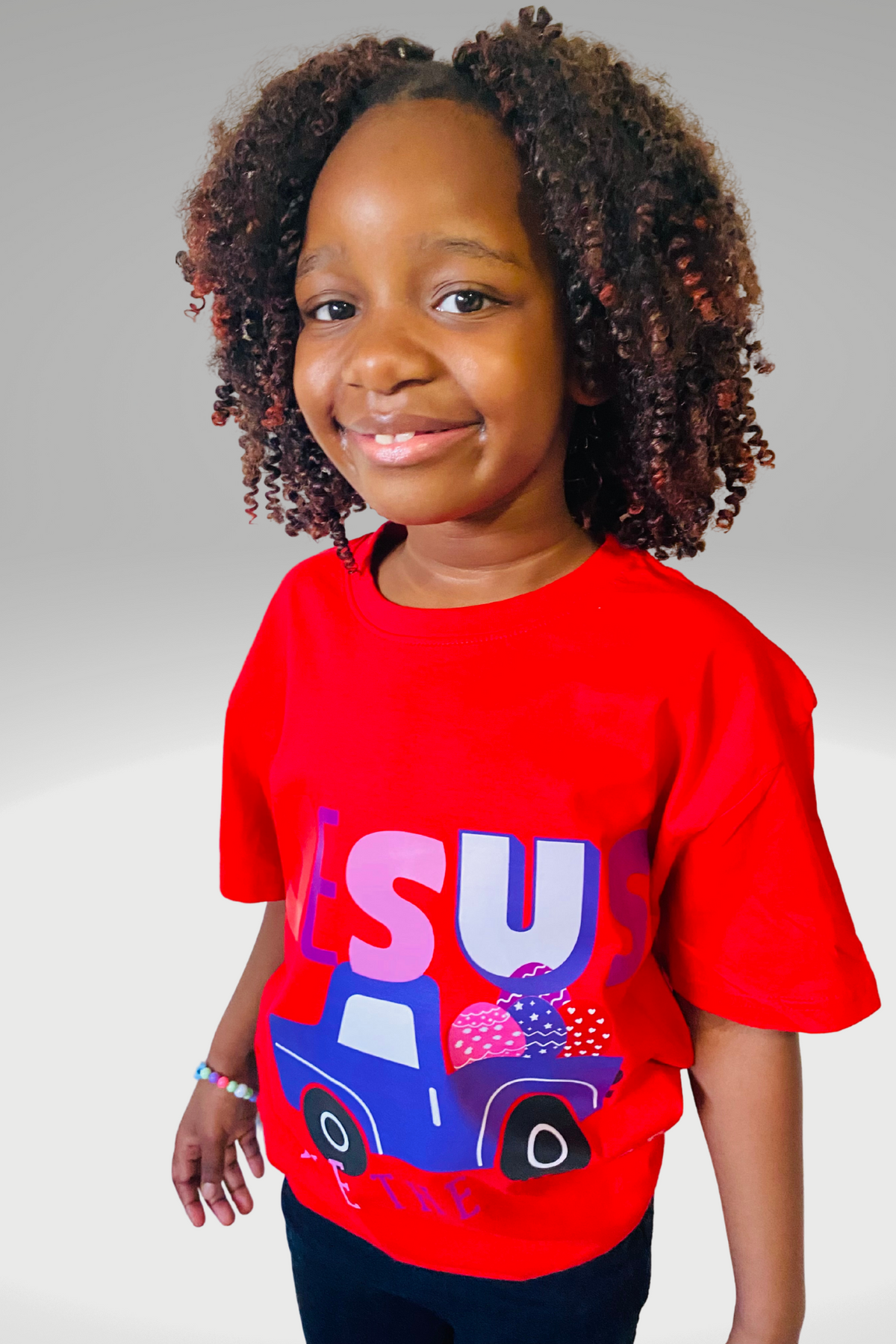 JESUS TAKE THE WHEEL KIDS T-SHIRT