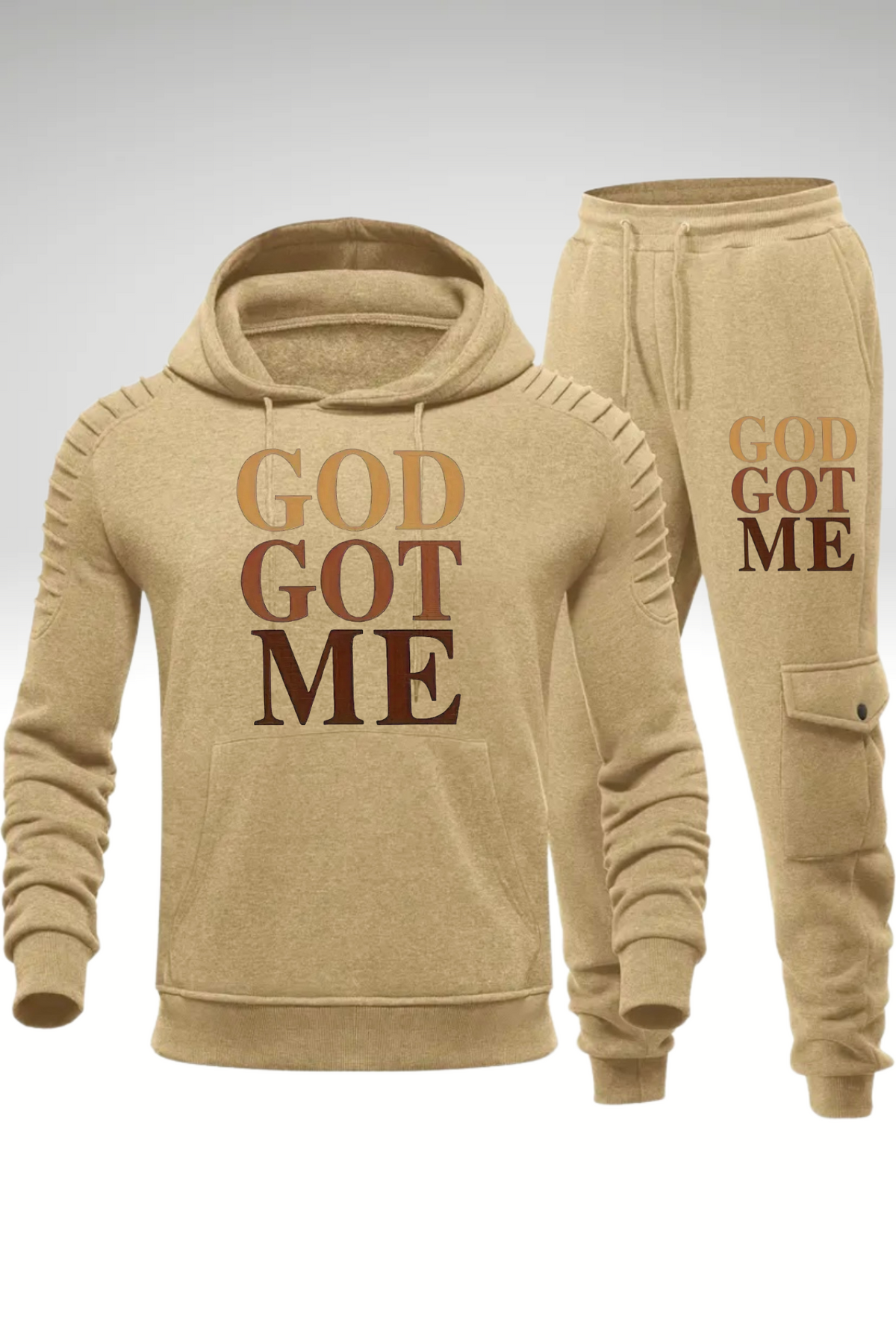 GOD GOT ME JOGGERS HOODIE SET