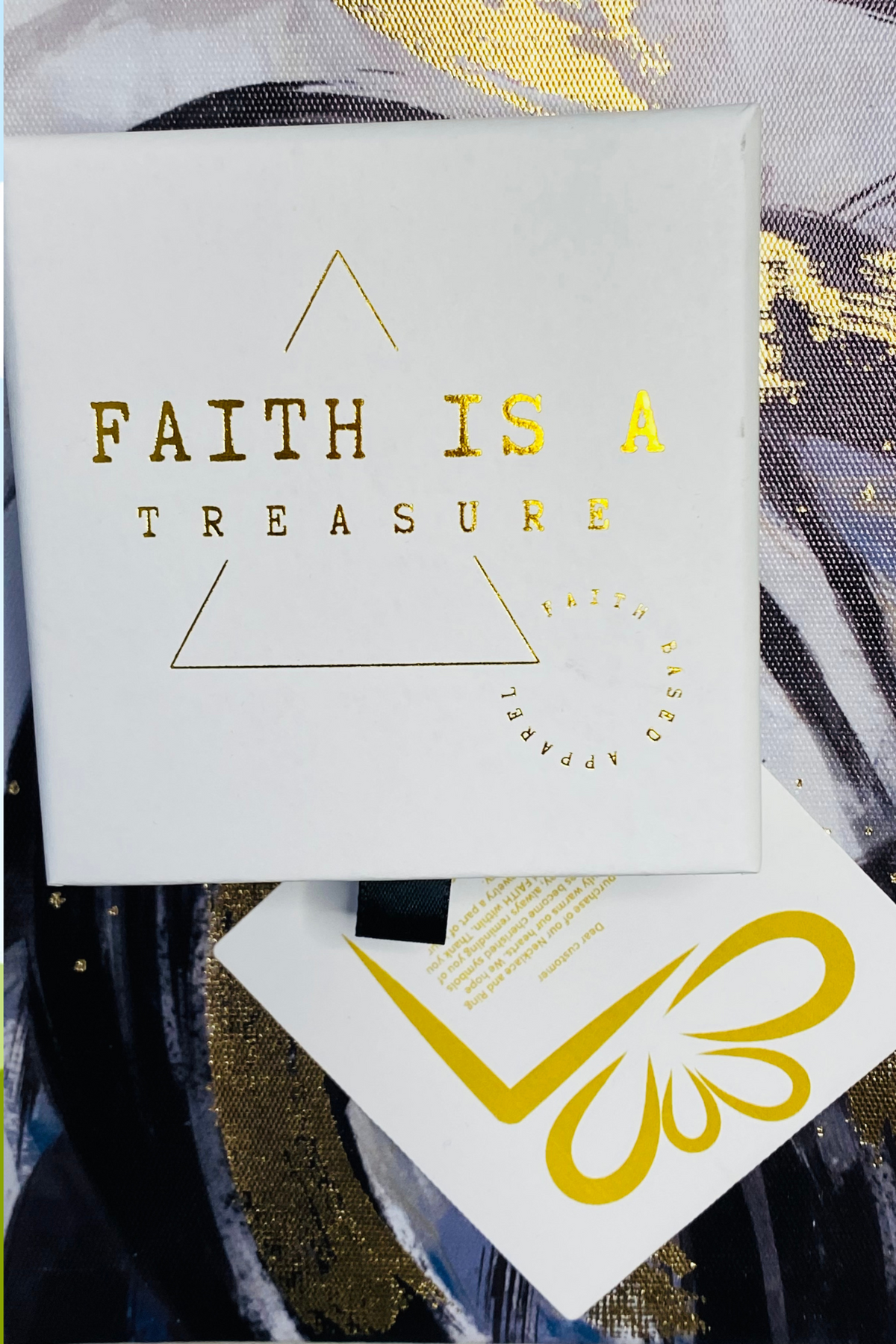 FAITH NECKLACE PENDANT RING SET