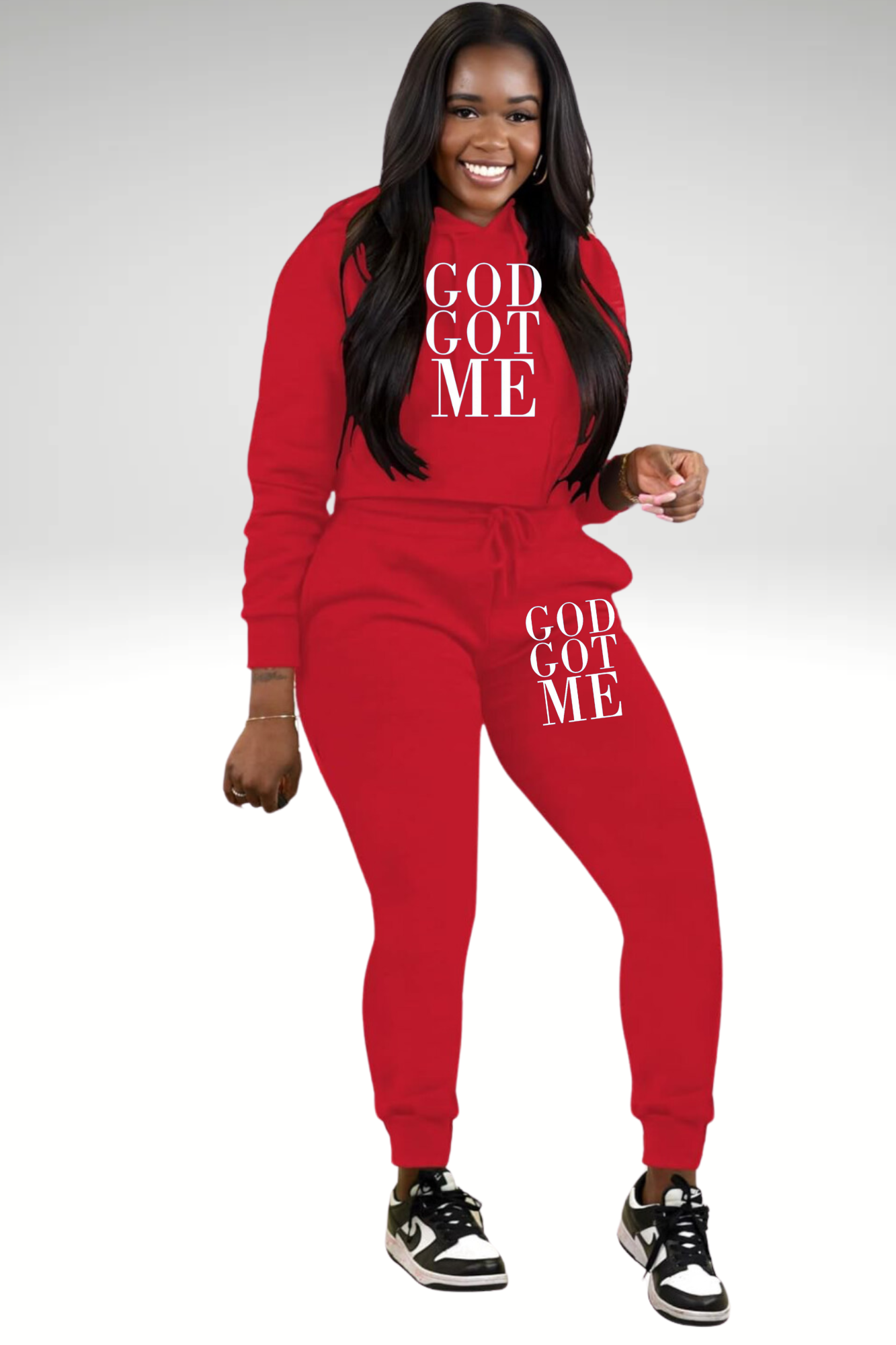 GOD GOT ME HOODIE SET