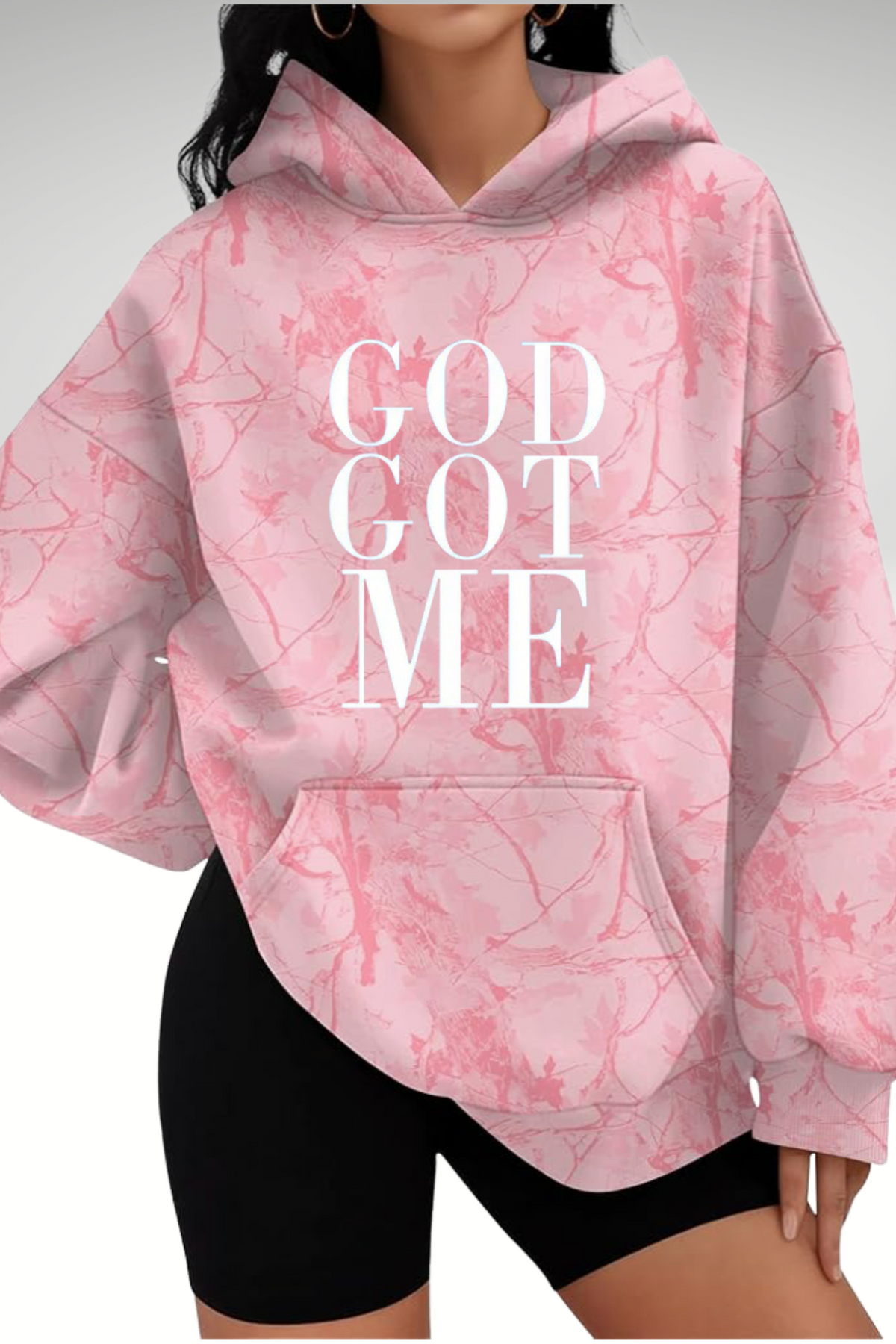 GOD GOT ME CAMO HOODIES
