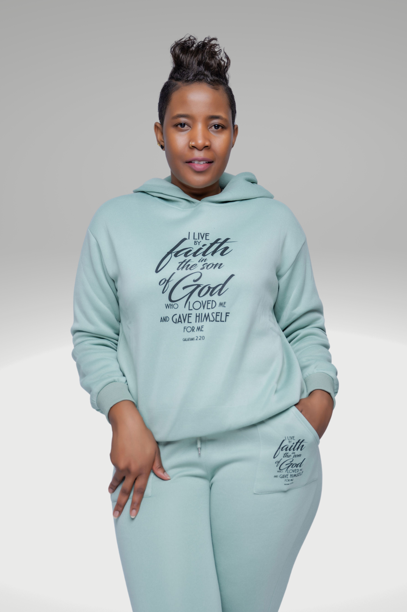 GALATIANS 2:20 2 PIECEJOGGERS SET