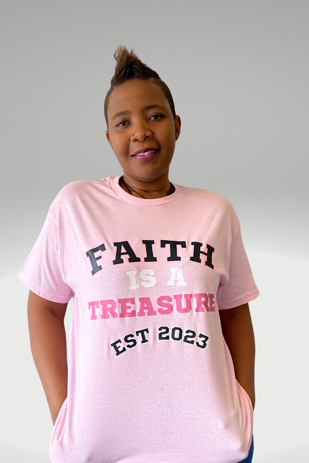 FAITH IS A TREASURE EST T-SHIRT