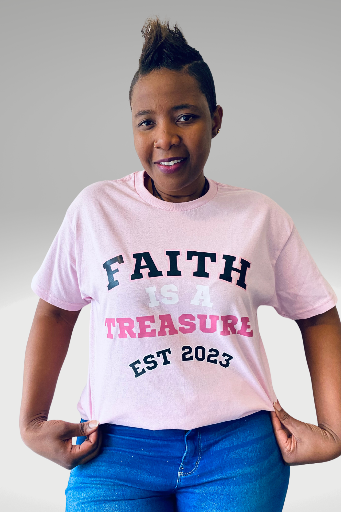FAITH IS A TREASURE EST T-SHIRT