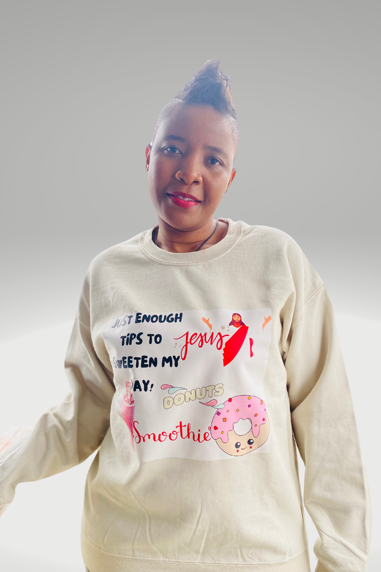 JUST ENOUGH TIPS SWEATSHIRT