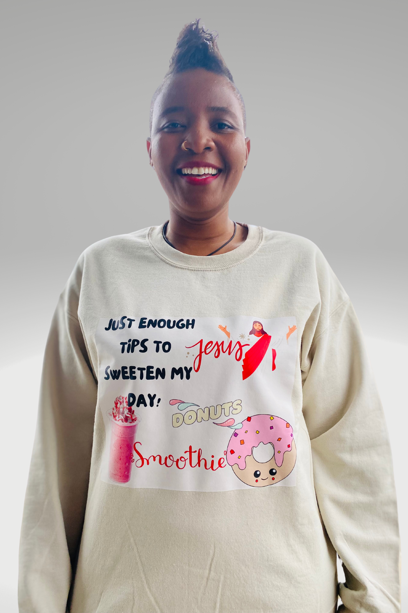 JUST ENOUGH TIPS SWEATSHIRT