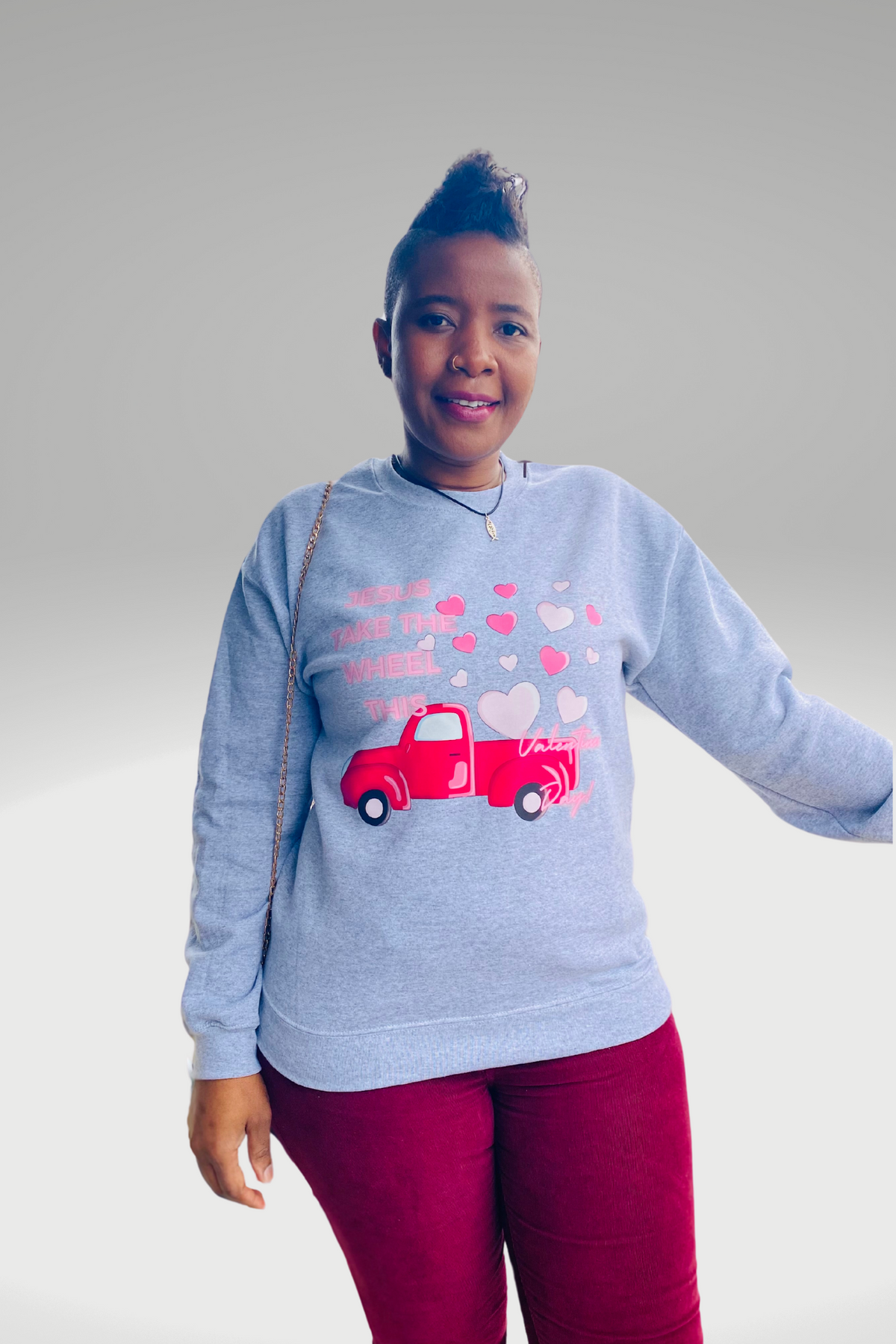 JESUS TAKE THE WHEEL SWEATSHIRT