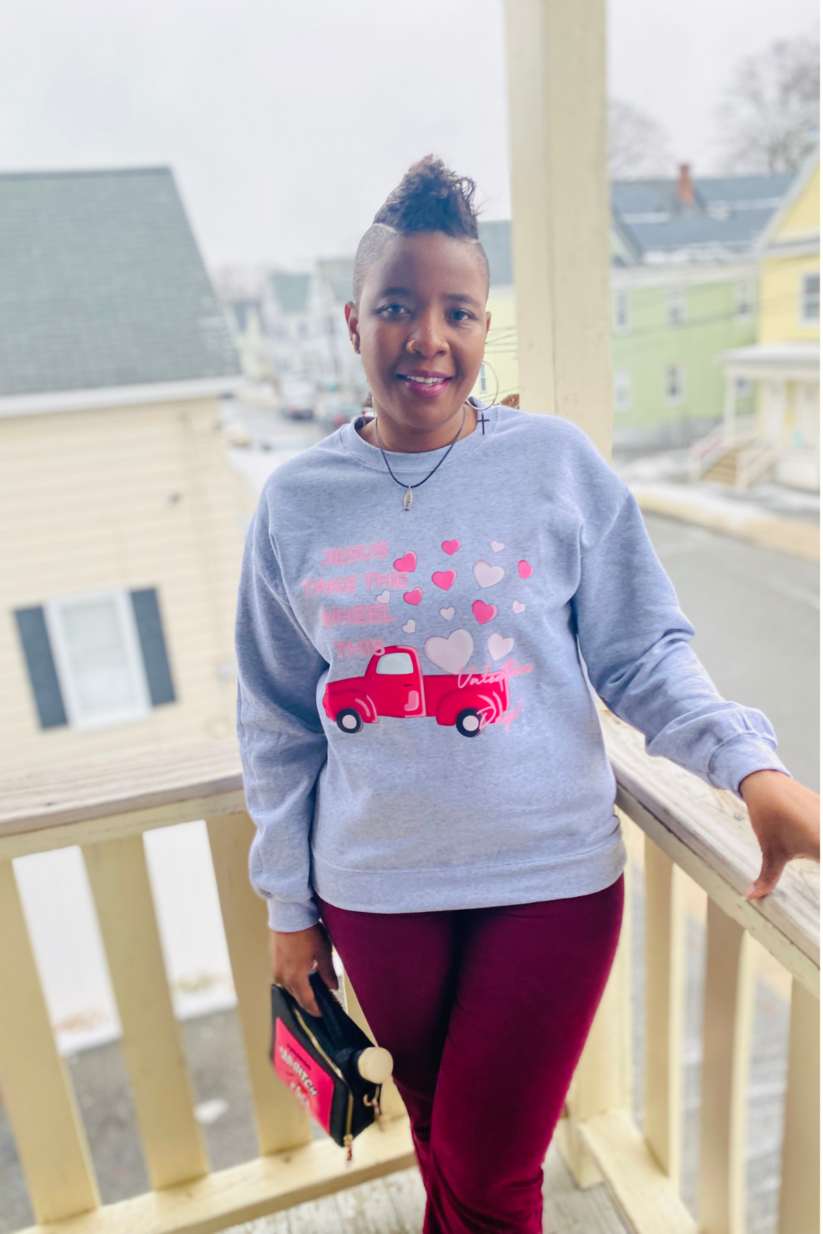 JESUS TAKE THE WHEEL SWEATSHIRT