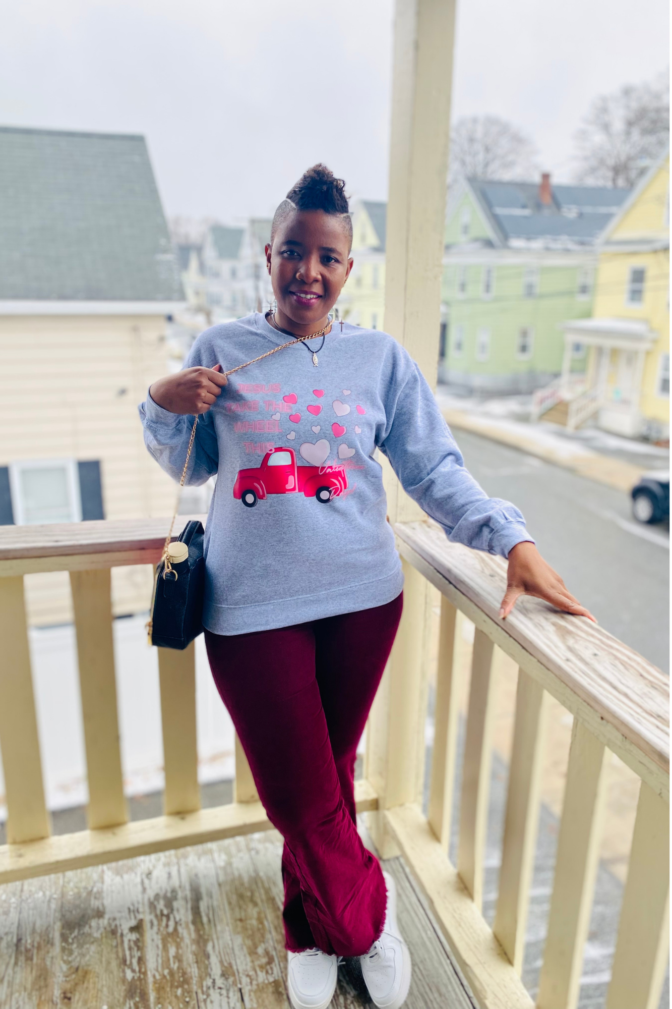 JESUS TAKE THE WHEEL SWEATSHIRT