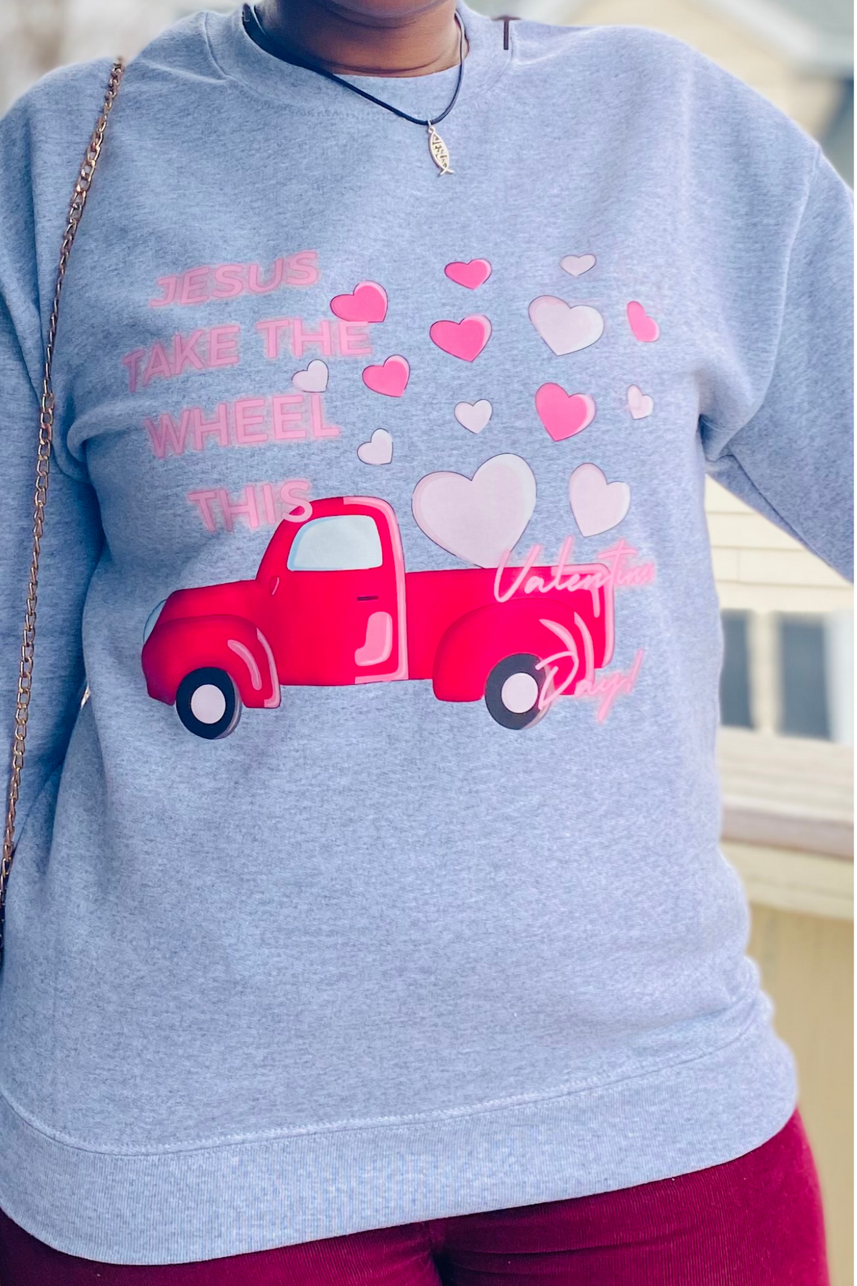 JESUS TAKE THE WHEEL SWEATSHIRT