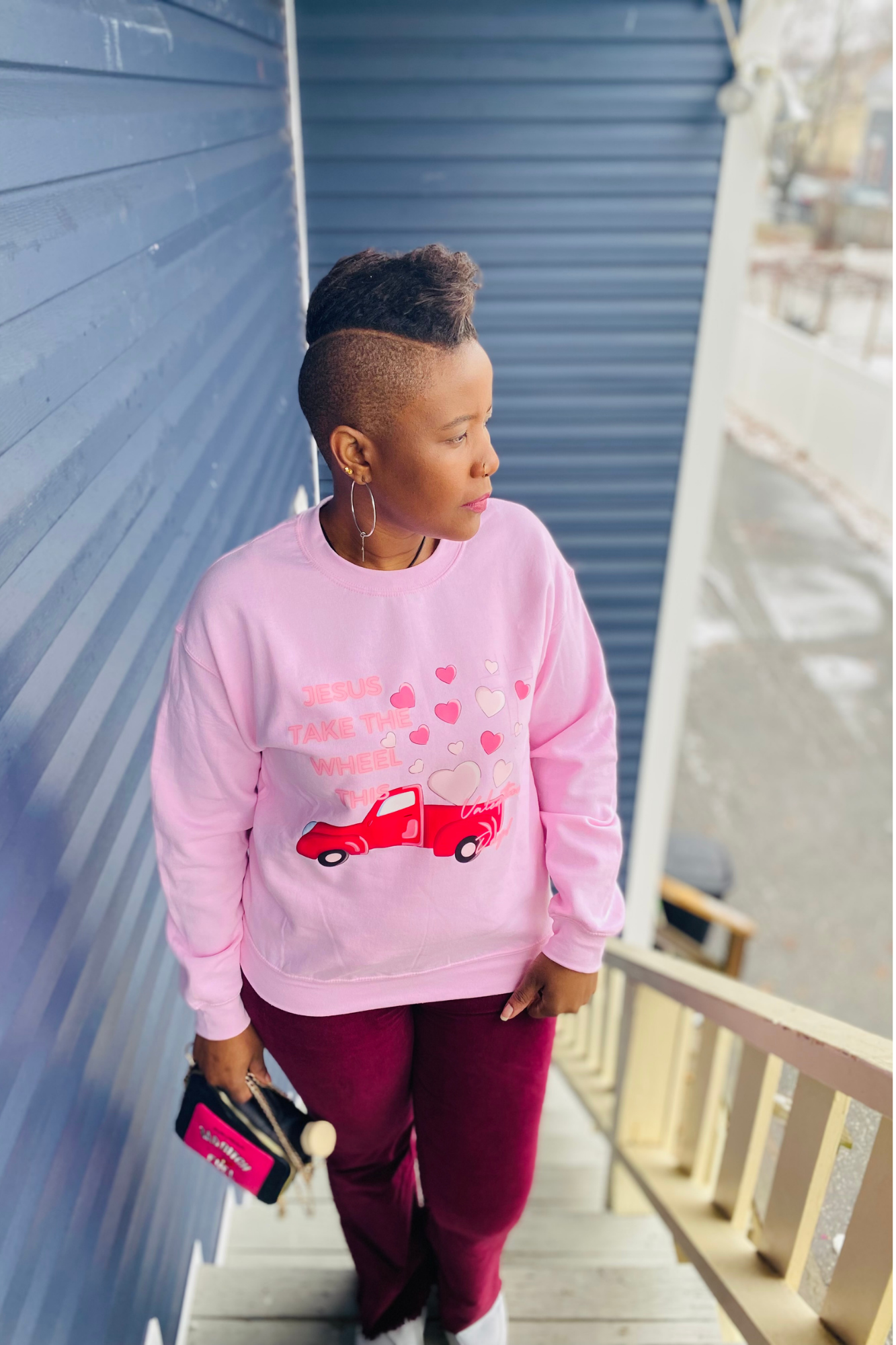 JESUS TAKE THE WHEEL SWEATSHIRT