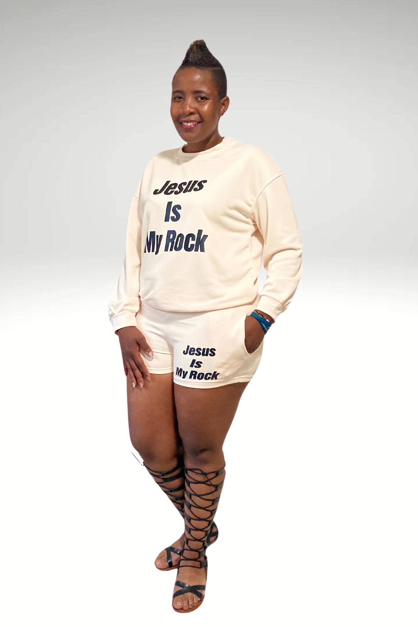 JESUS IS MY ROCK 2-PIECE SET
