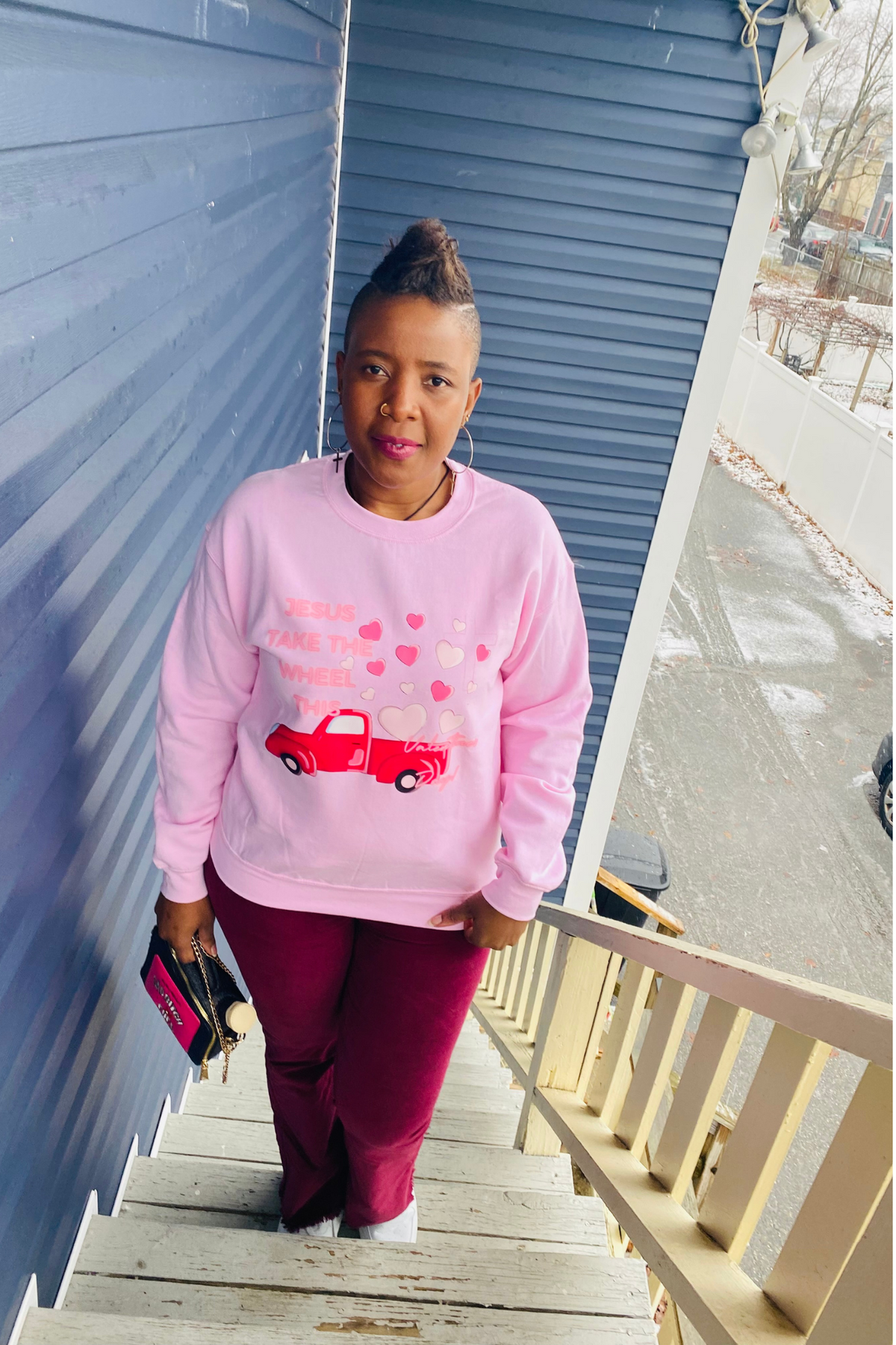 JESUS TAKE THE WHEEL SWEATSHIRT