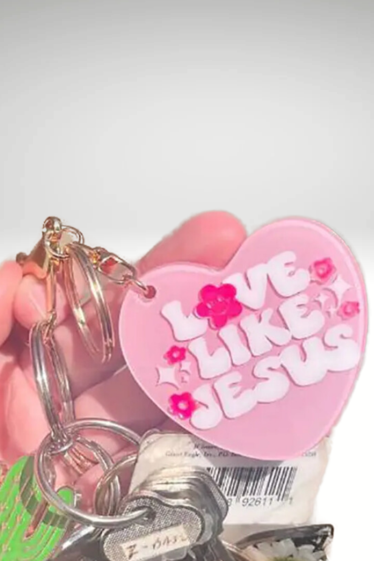 LOVE LIKE JESUS KEY CHAIN