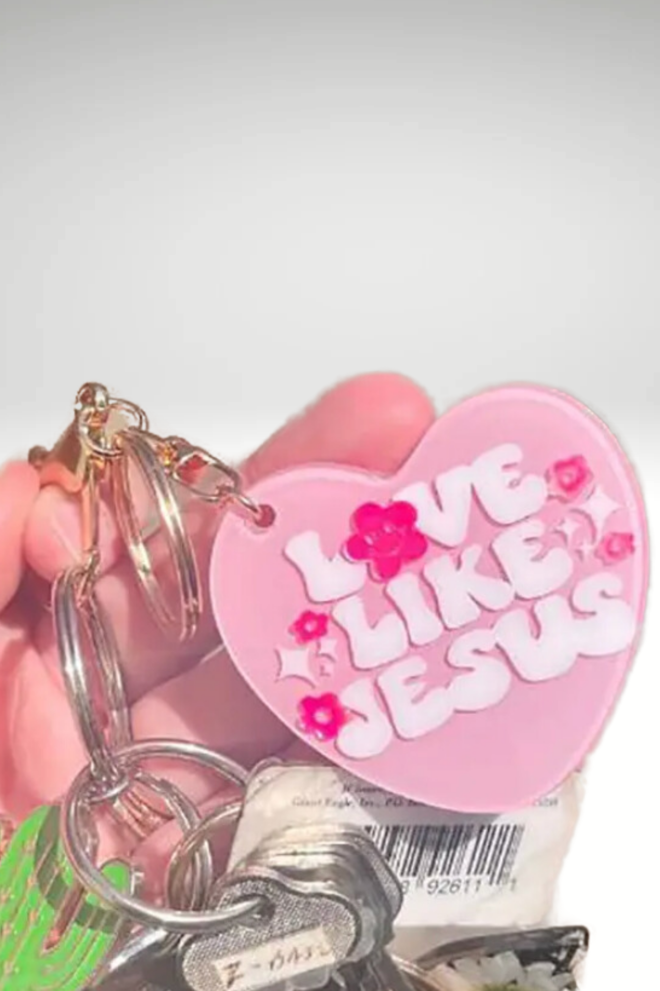 LOVE LIKE JESUS KEY CHAIN
